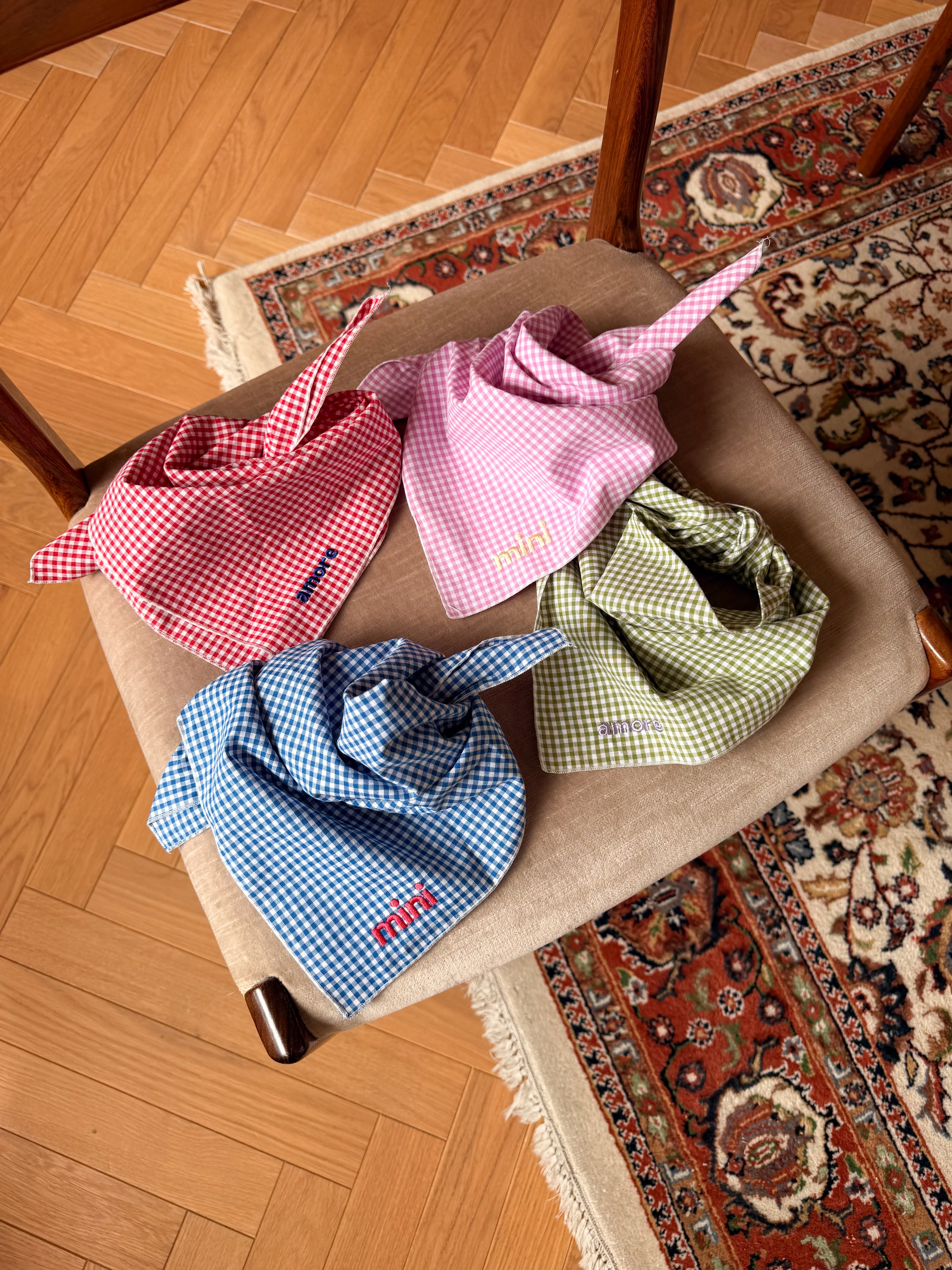 BANDANA SCARF MINI ROSE - Image 6