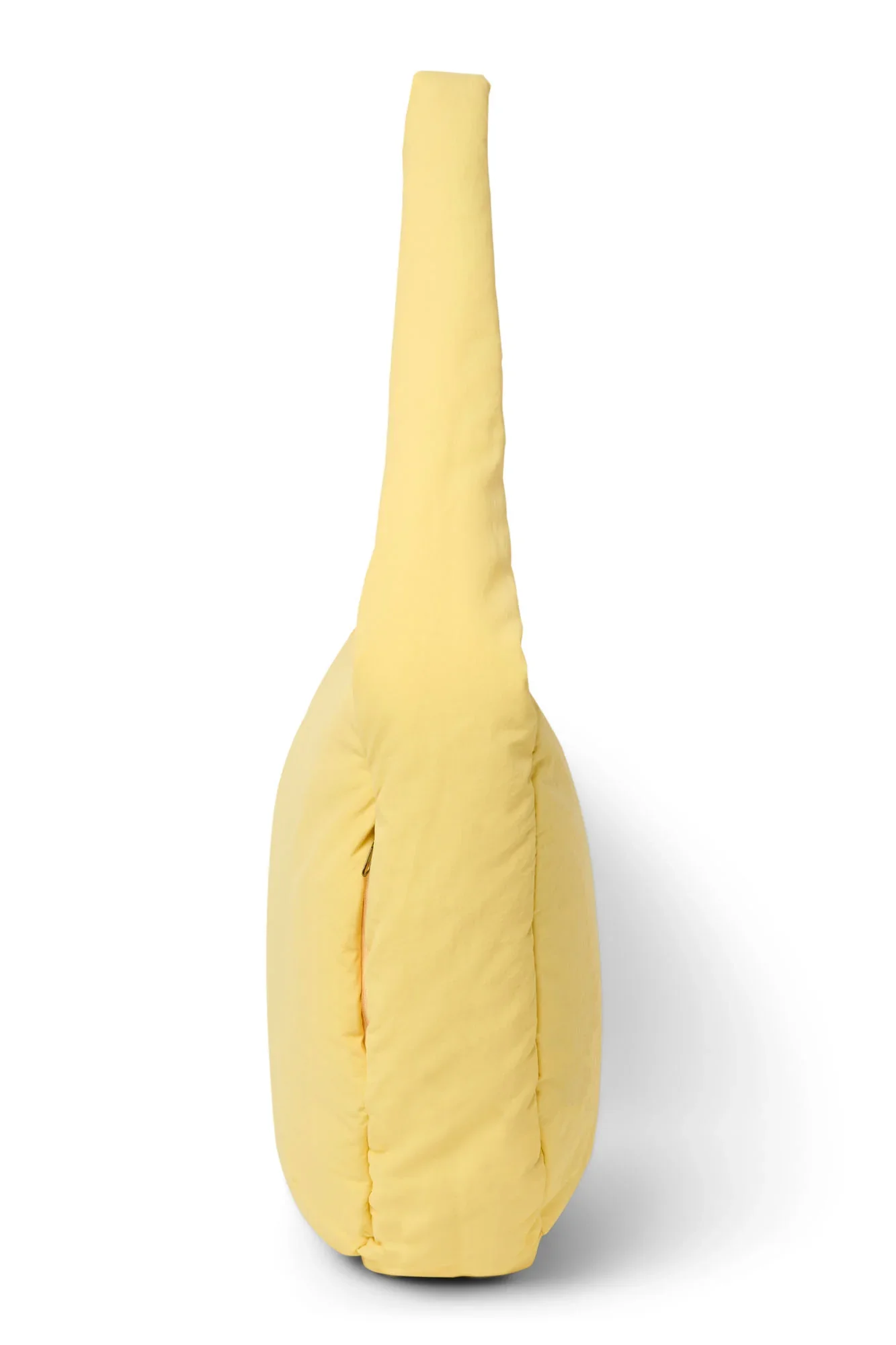 BUTTER YELLOW PUFFY CROSS BODY MOM BAG - Image 4