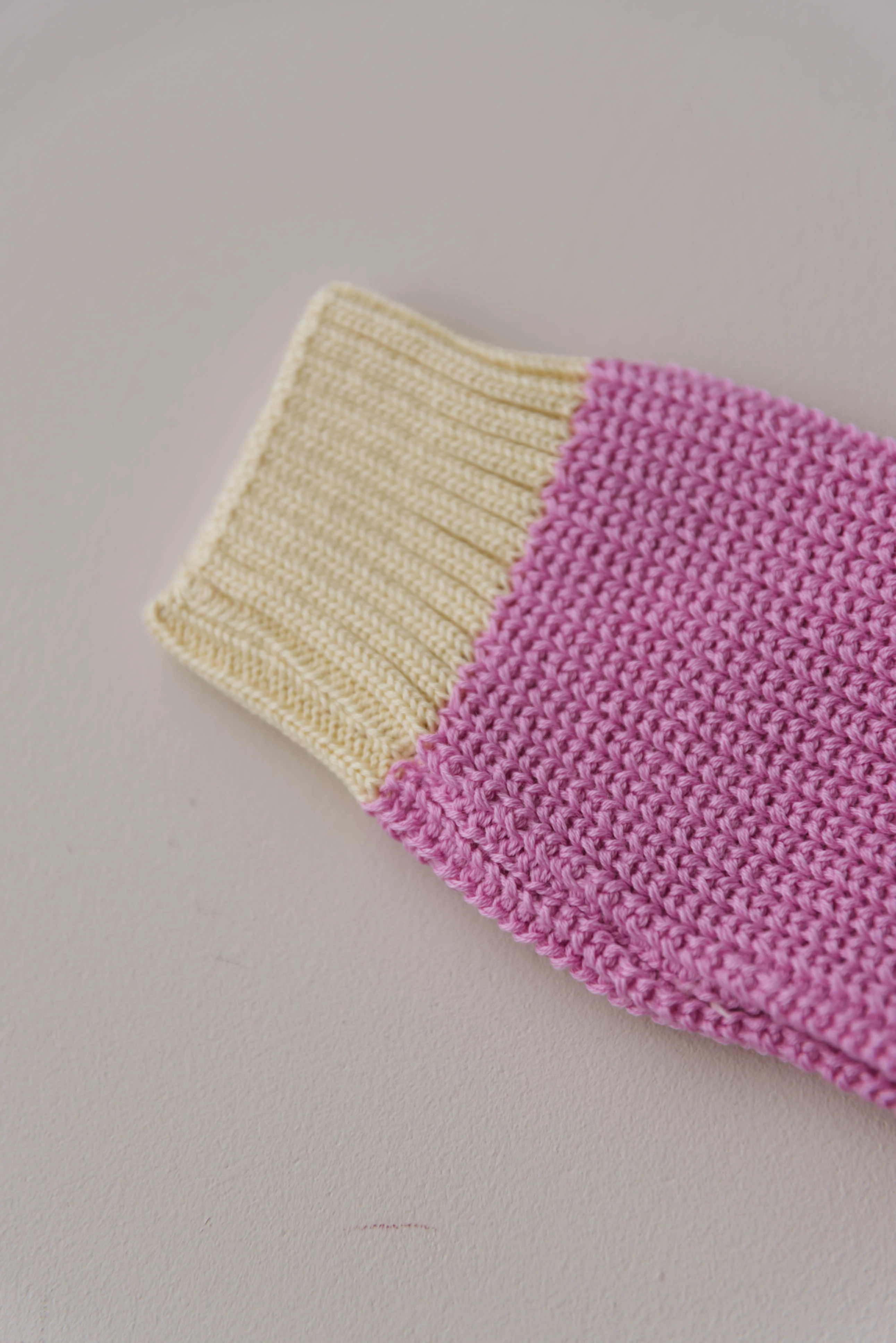 CHUNKY KNIT CARDIGAN CANDY/BUTTER - Image 9