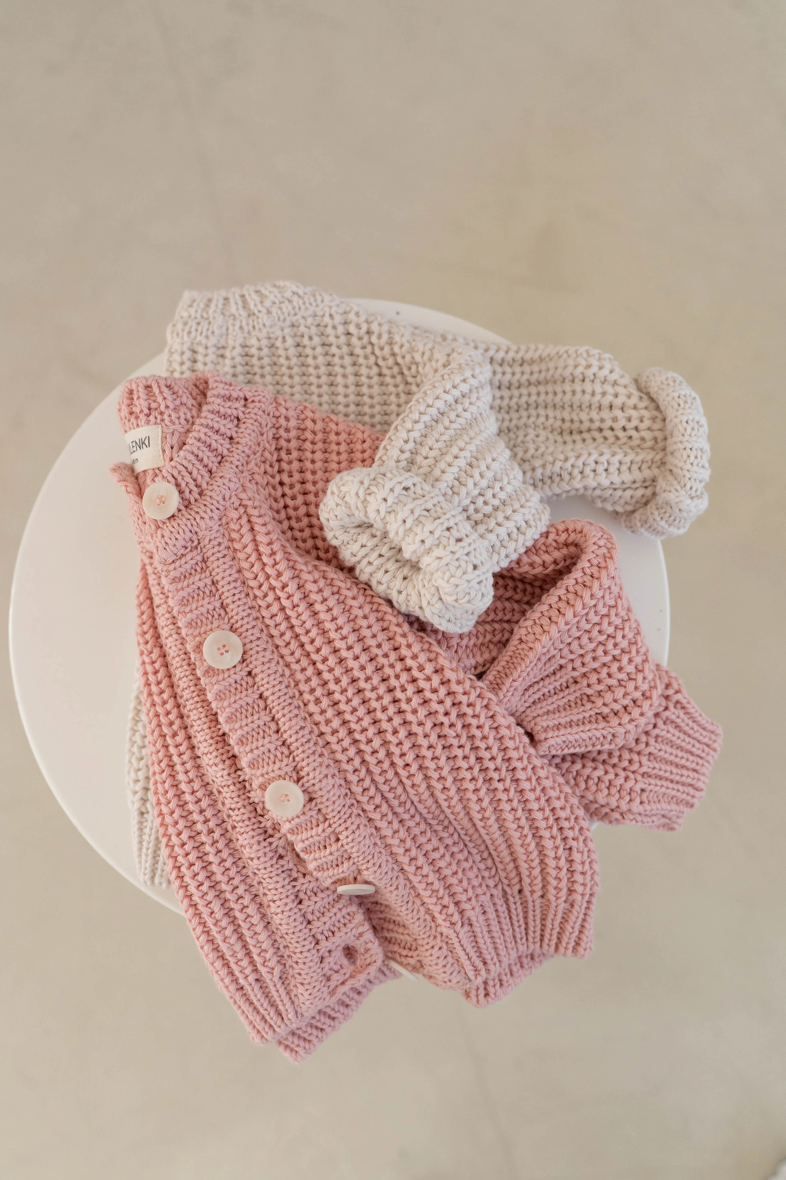 CHUNKY KNIT CARDIGAN MILKY CLOUD