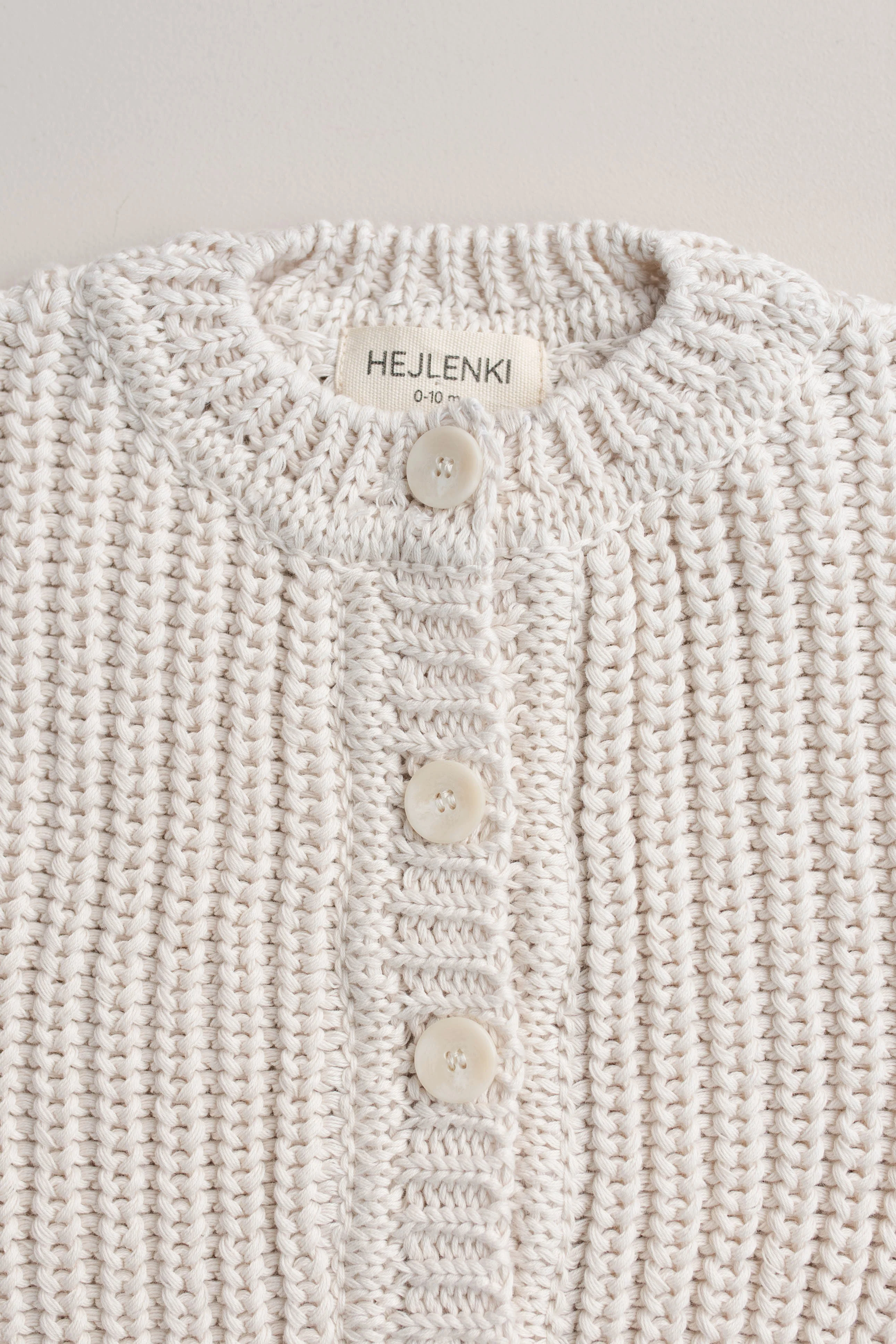 CHUNKY KNIT CARDIGAN MILKY CLOUD - Image 7