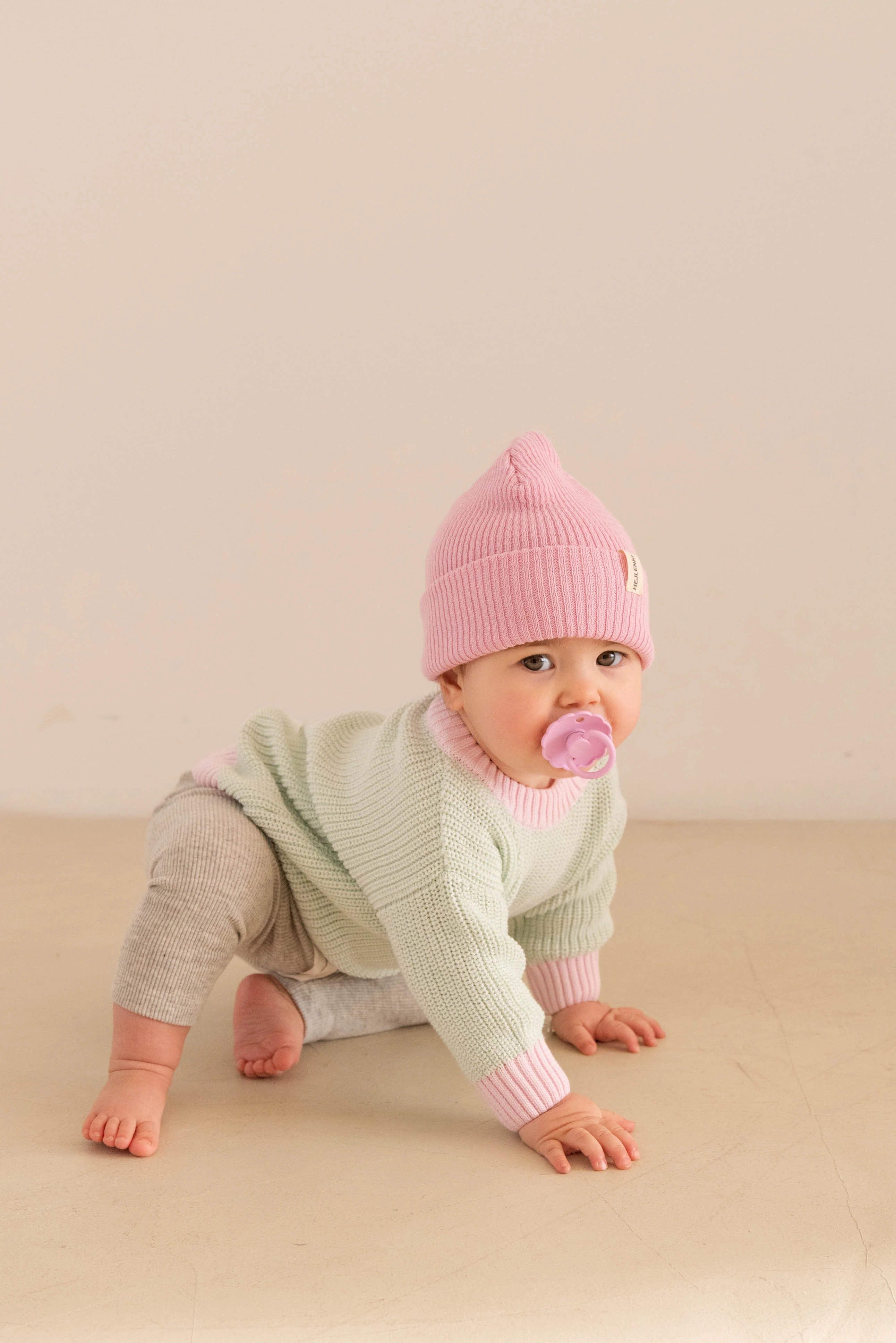 CHUNKY KNIT PULLI COTTON CREAM - Image 2