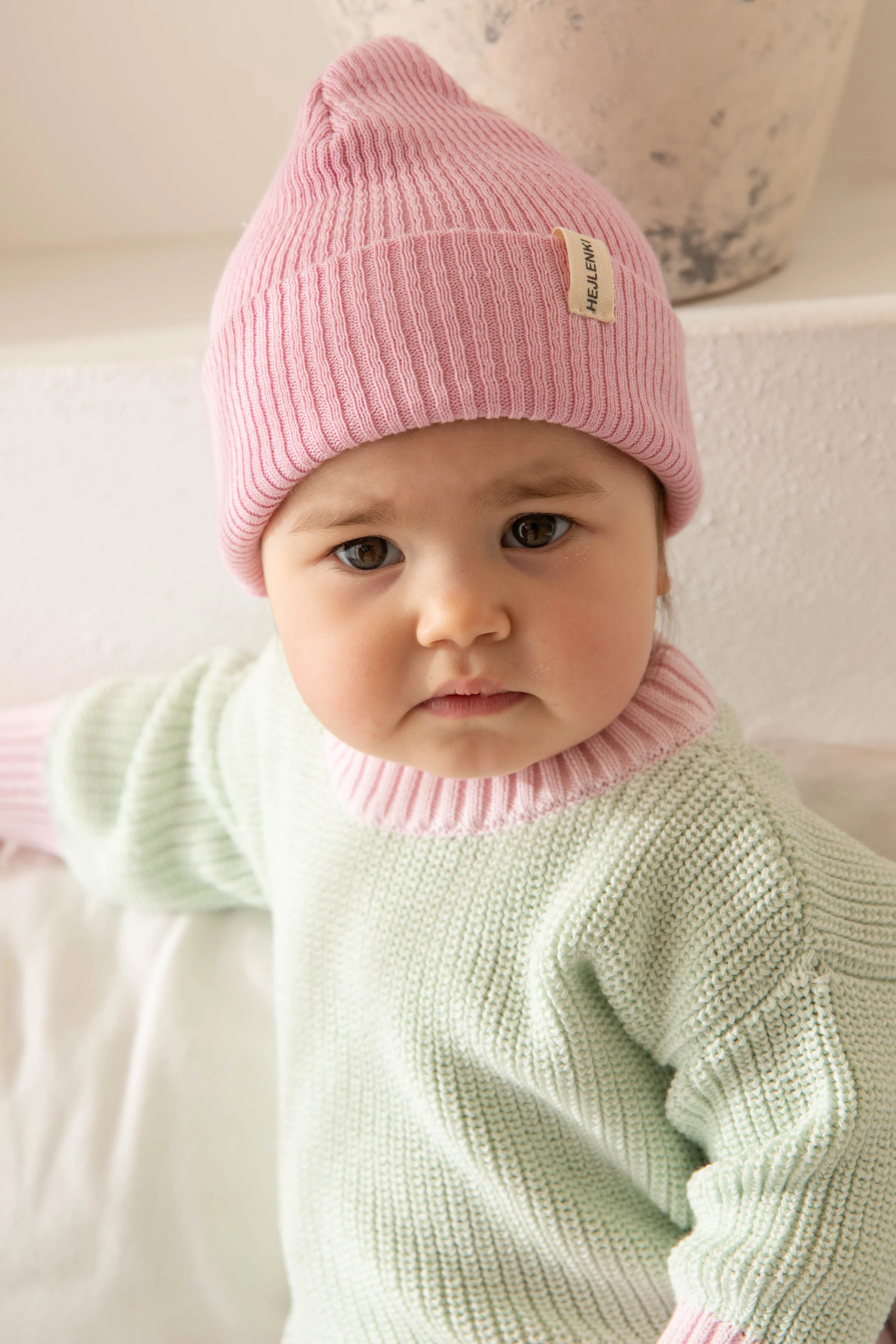 CHUNKY KNIT PULLI COTTON CREAM - Image 4