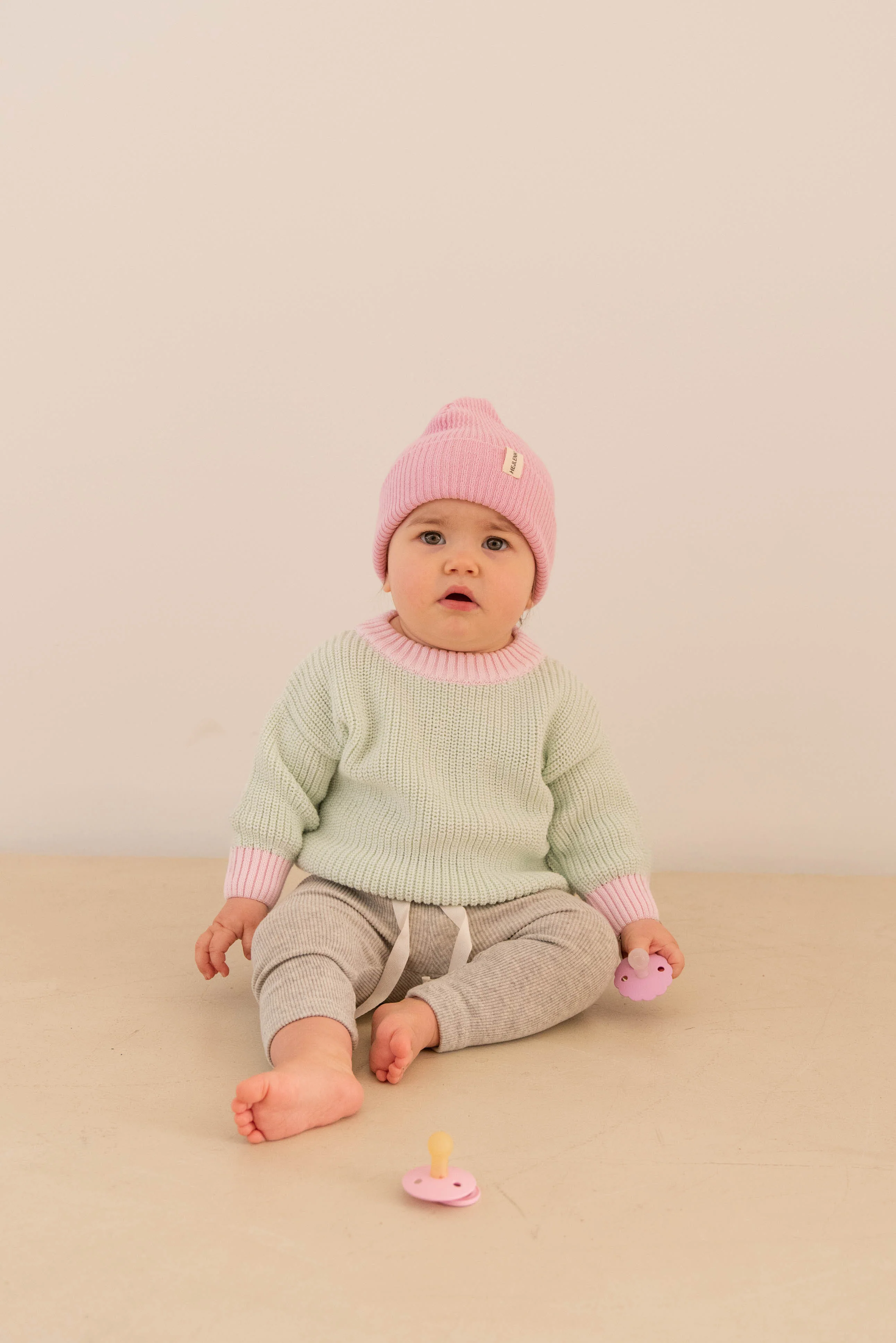 CHUNKY KNIT PULLI COTTON CREAM - Image 5