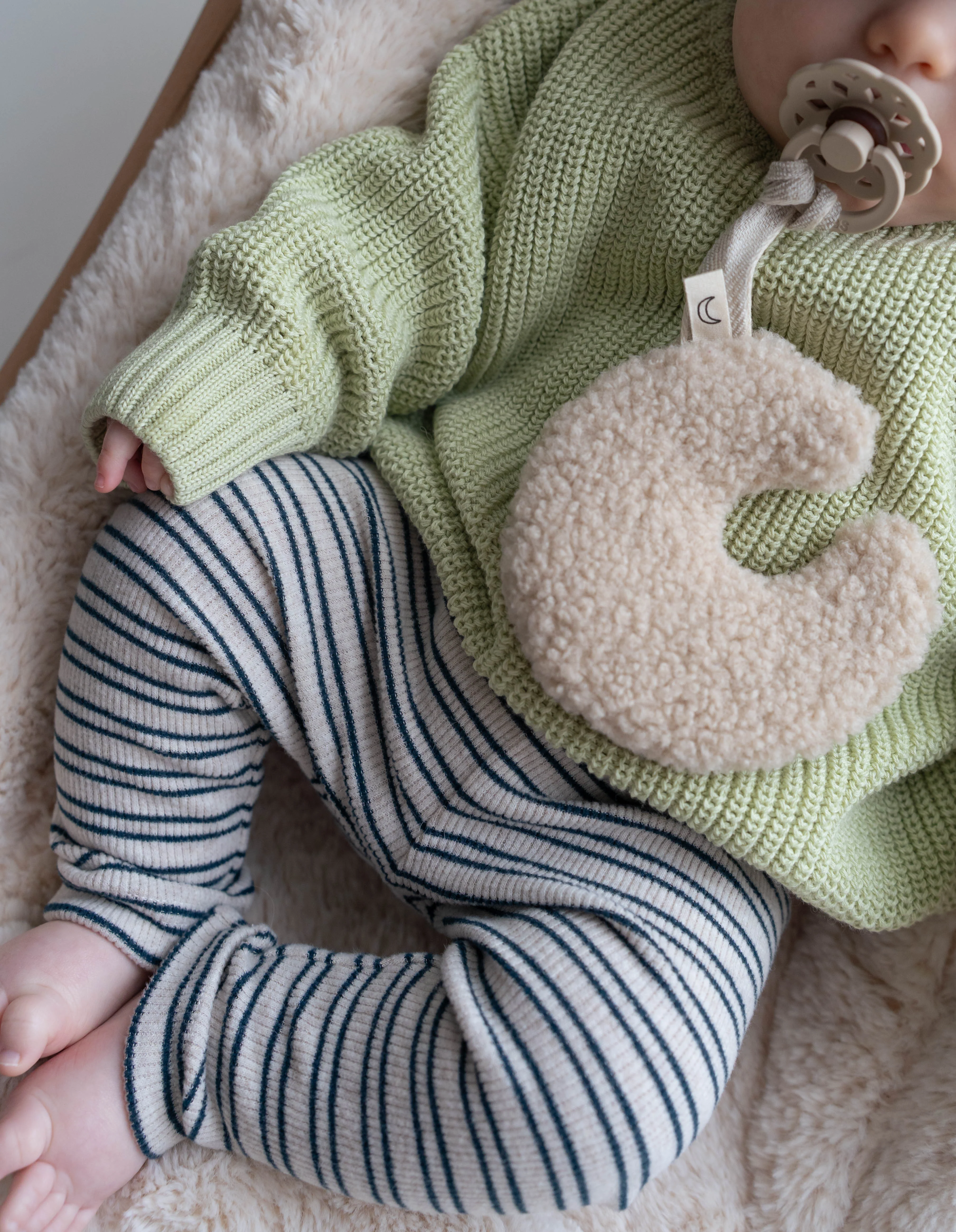 CHUNKY KNIT PULLI MATCHA MILK - Image 4