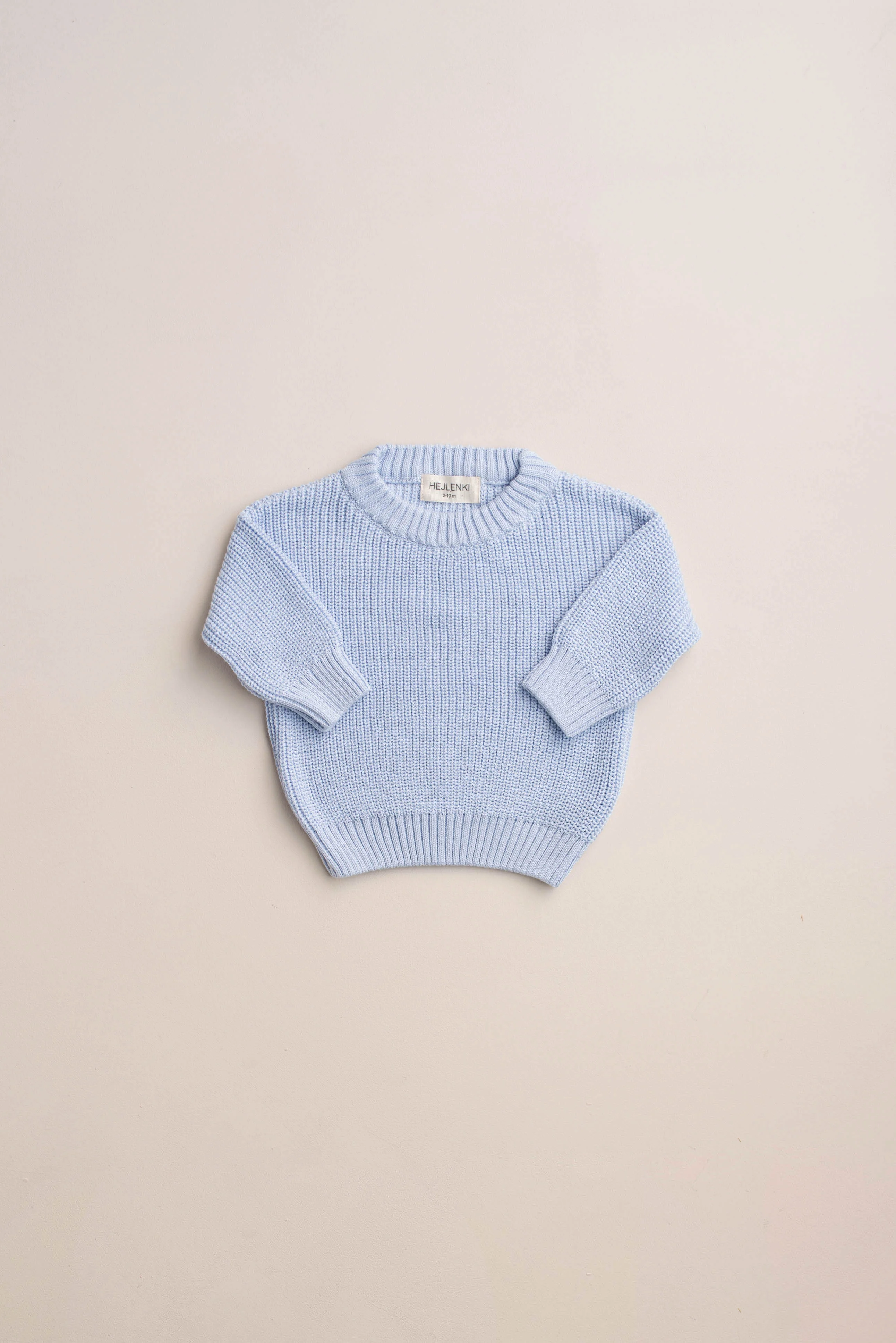 WOMEN KNIT PULLI MILKY BLUE - Image 6