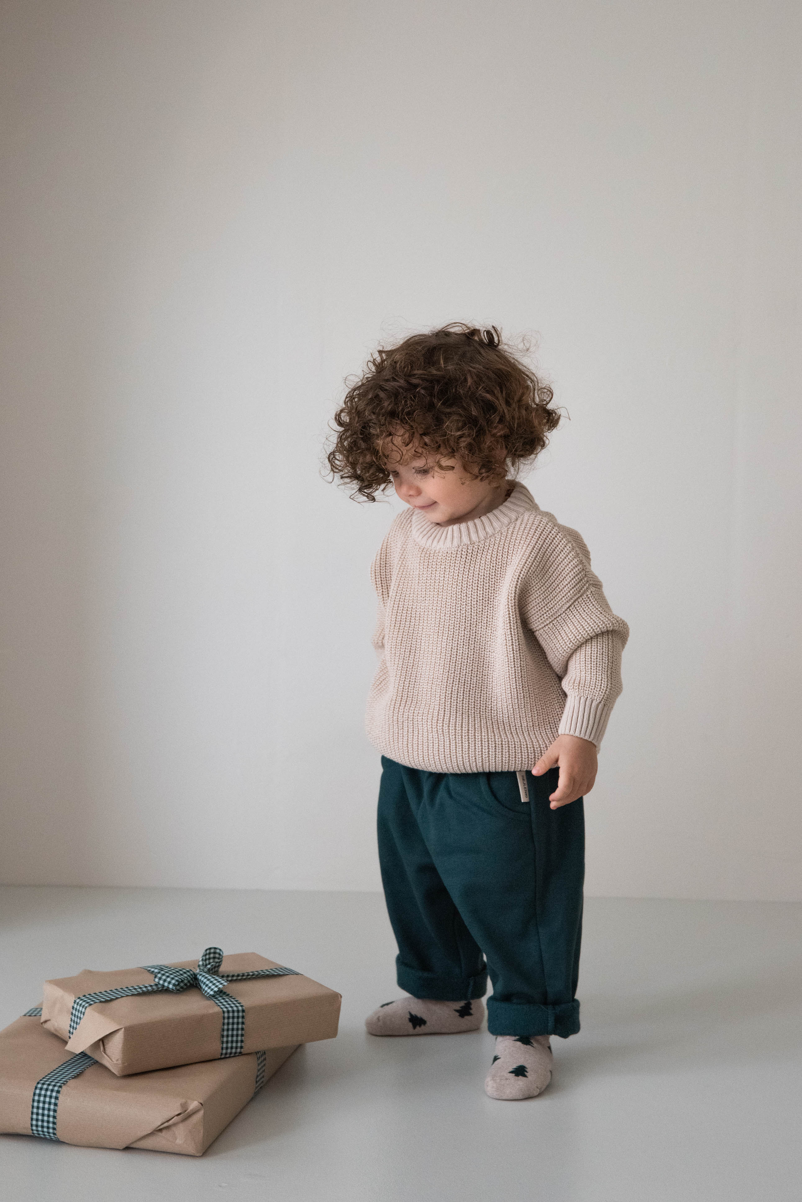 CHUNKY KNIT PULLI WARMBEIGE - Image 8