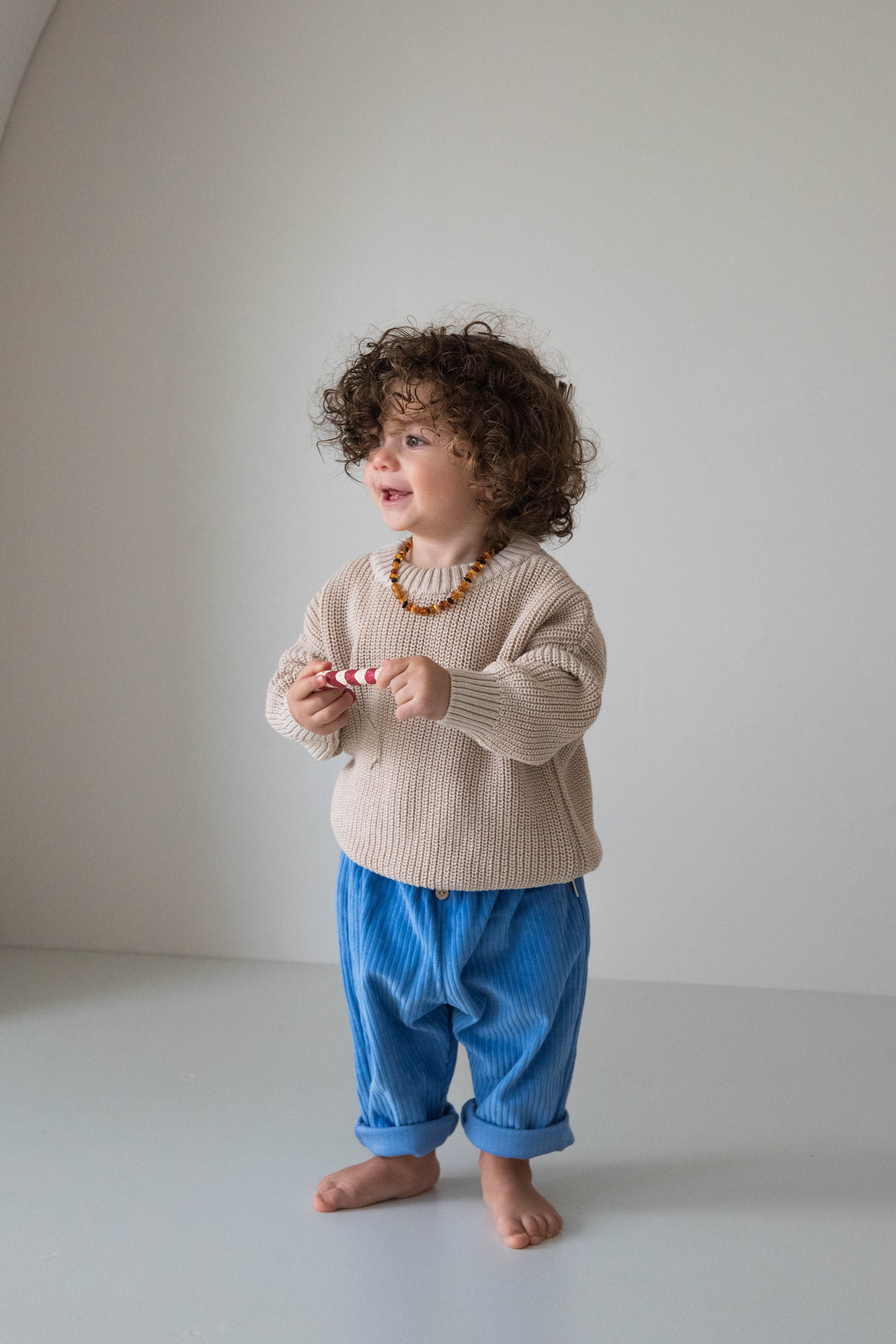 CHUNKY KNIT PULLI WARMBEIGE - Image 9