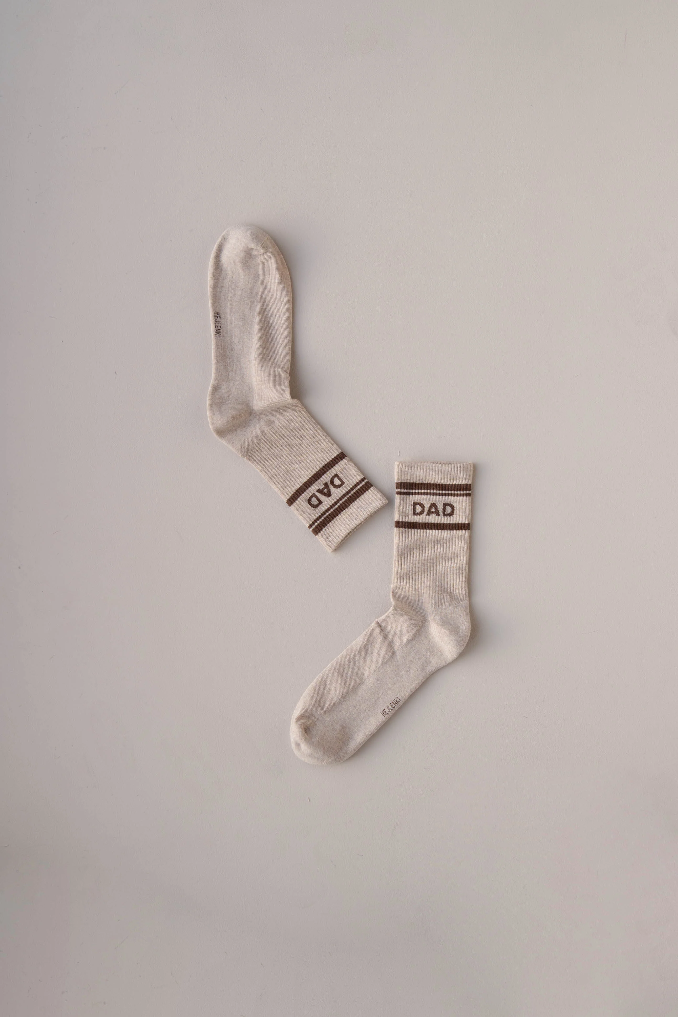 DAD TENNIS SOCKS BEIGE MELANGE