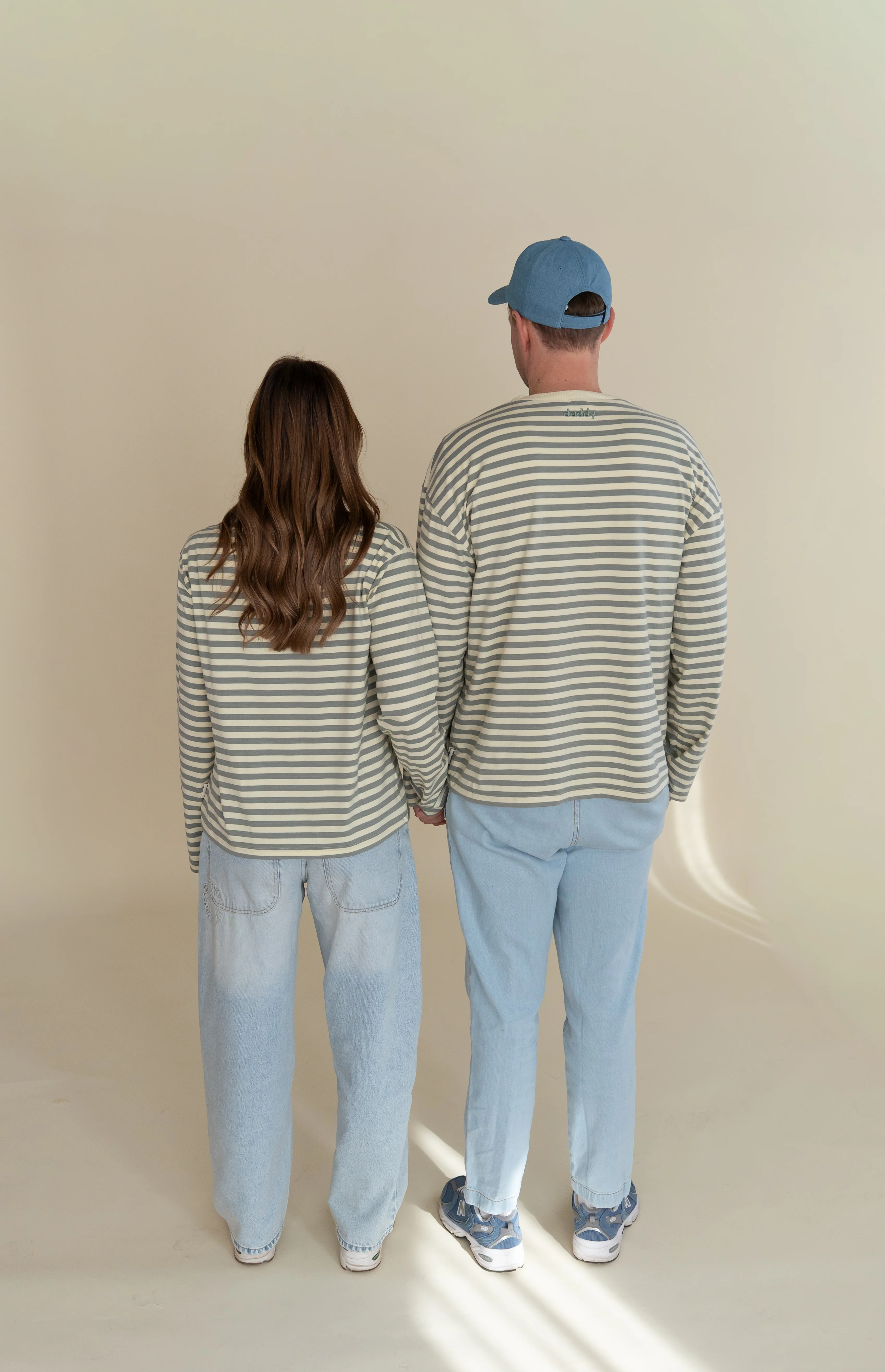 DADDY OVERSIZE  LONGSLEEVE SHADOW STRIPED