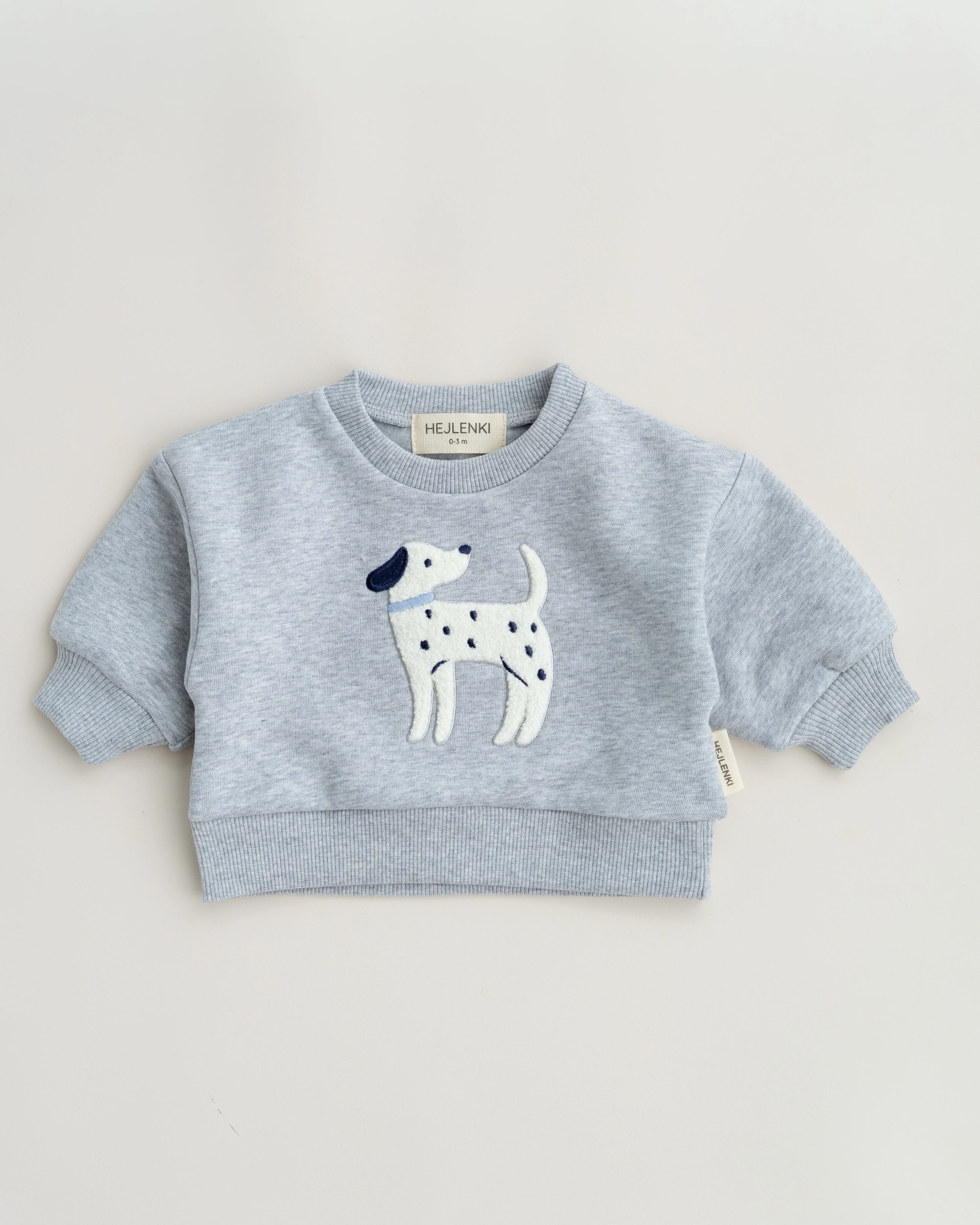 DALMATIAN SWEATER GREY MELANGE