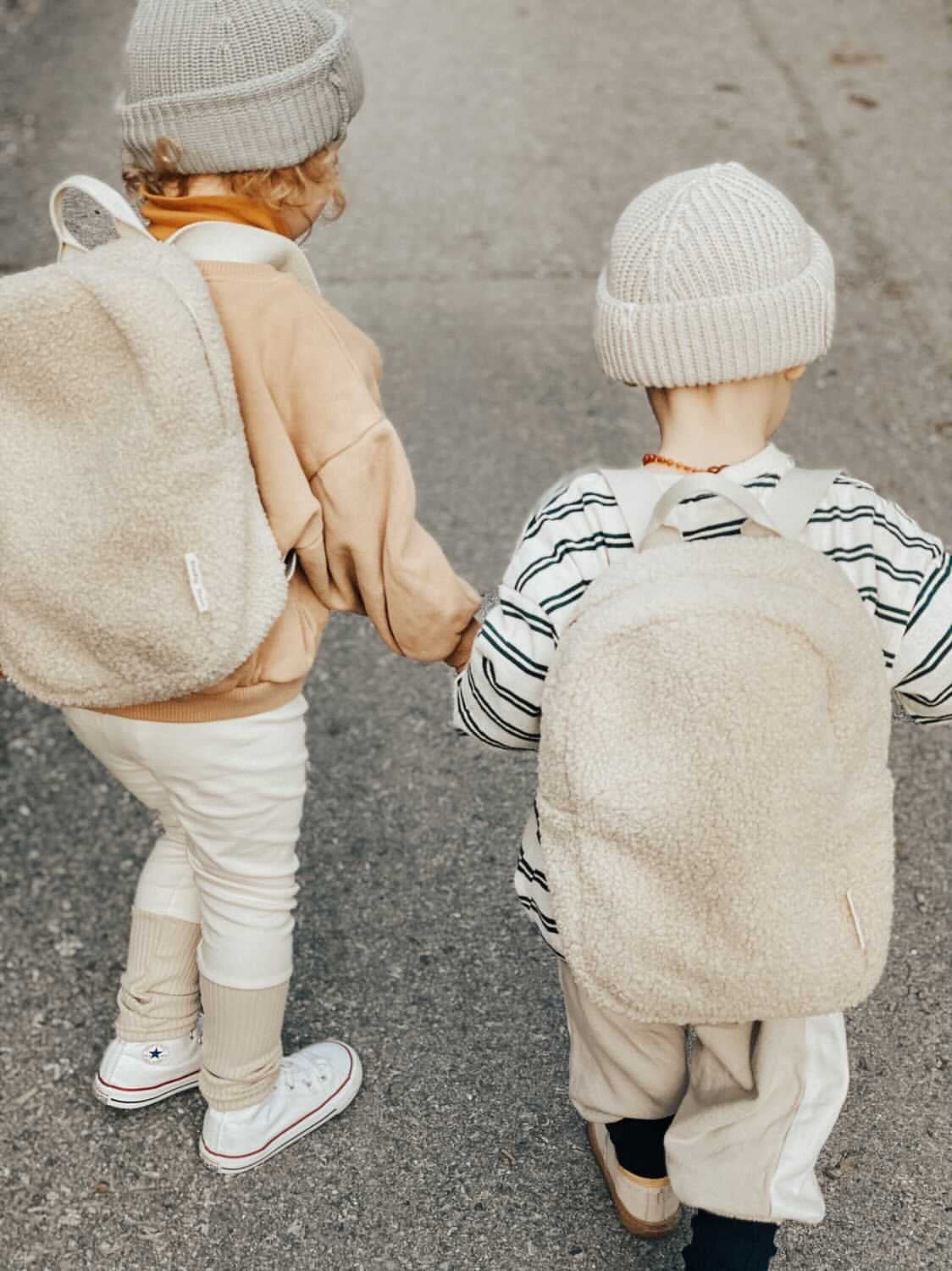 KIDS BACKPACK TEDDY ECRU - Image 2
