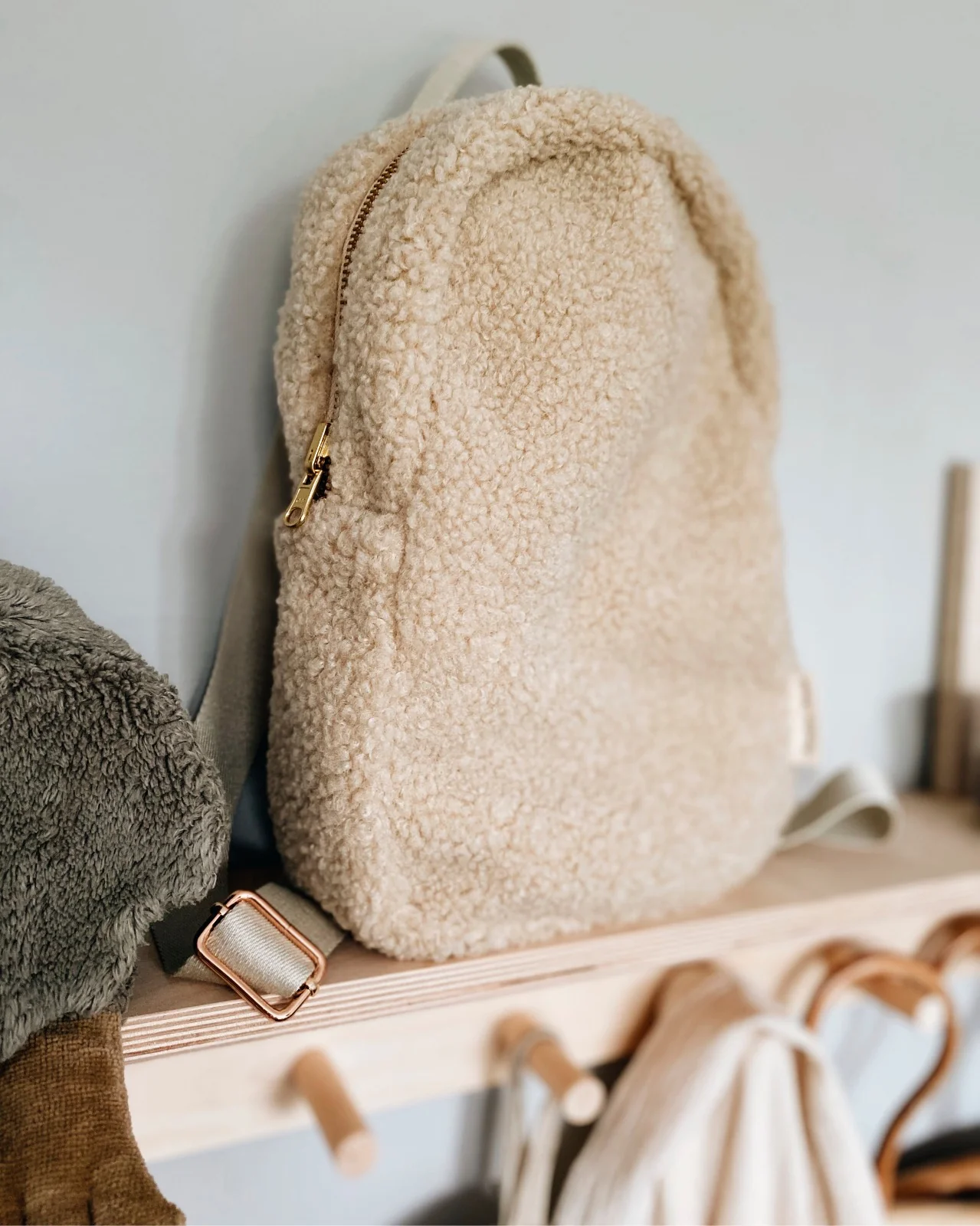 KIDS BACKPACK TEDDY ECRU - Image 4