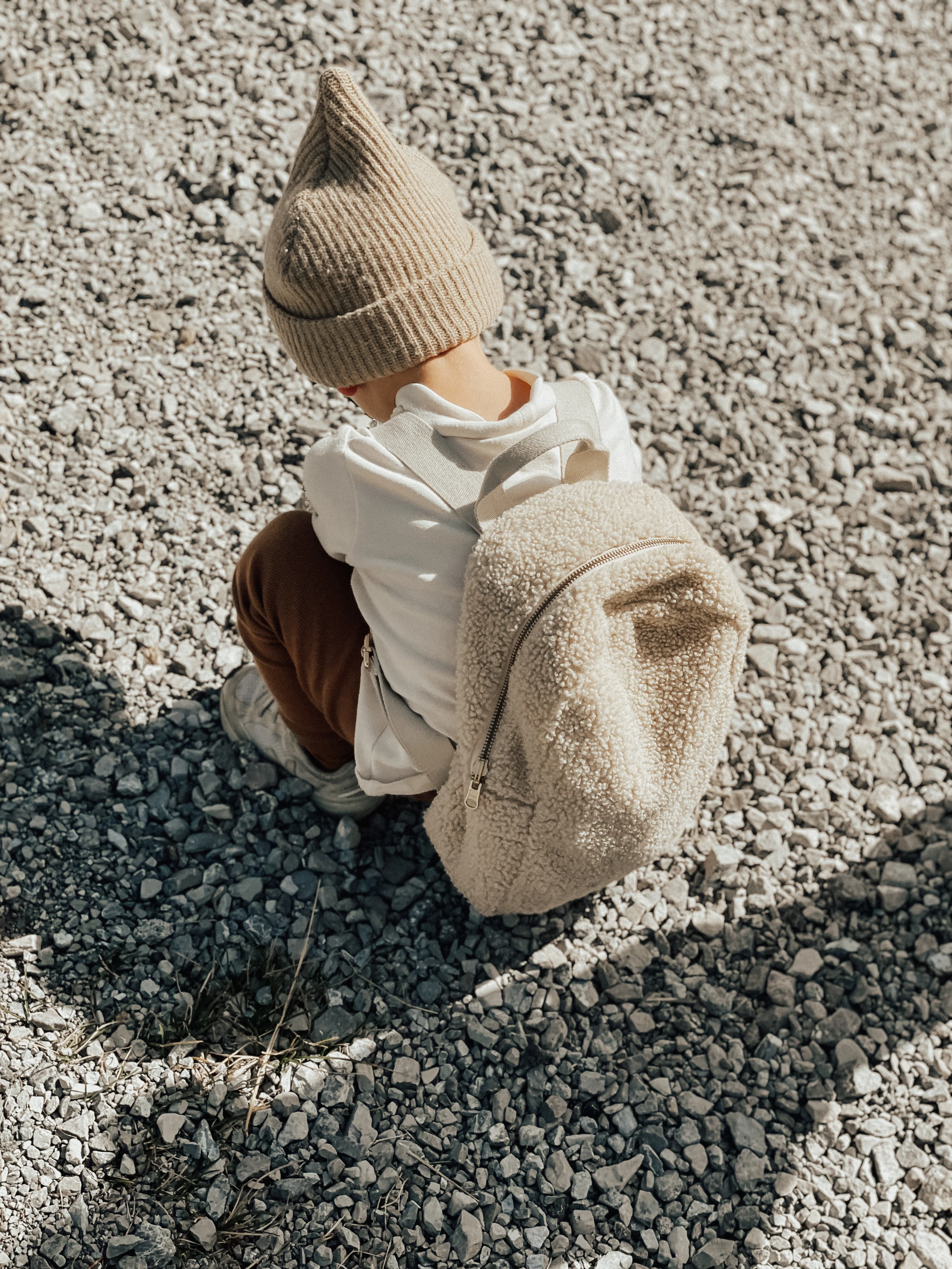 KIDS BACKPACK TEDDY ECRU - Image 5