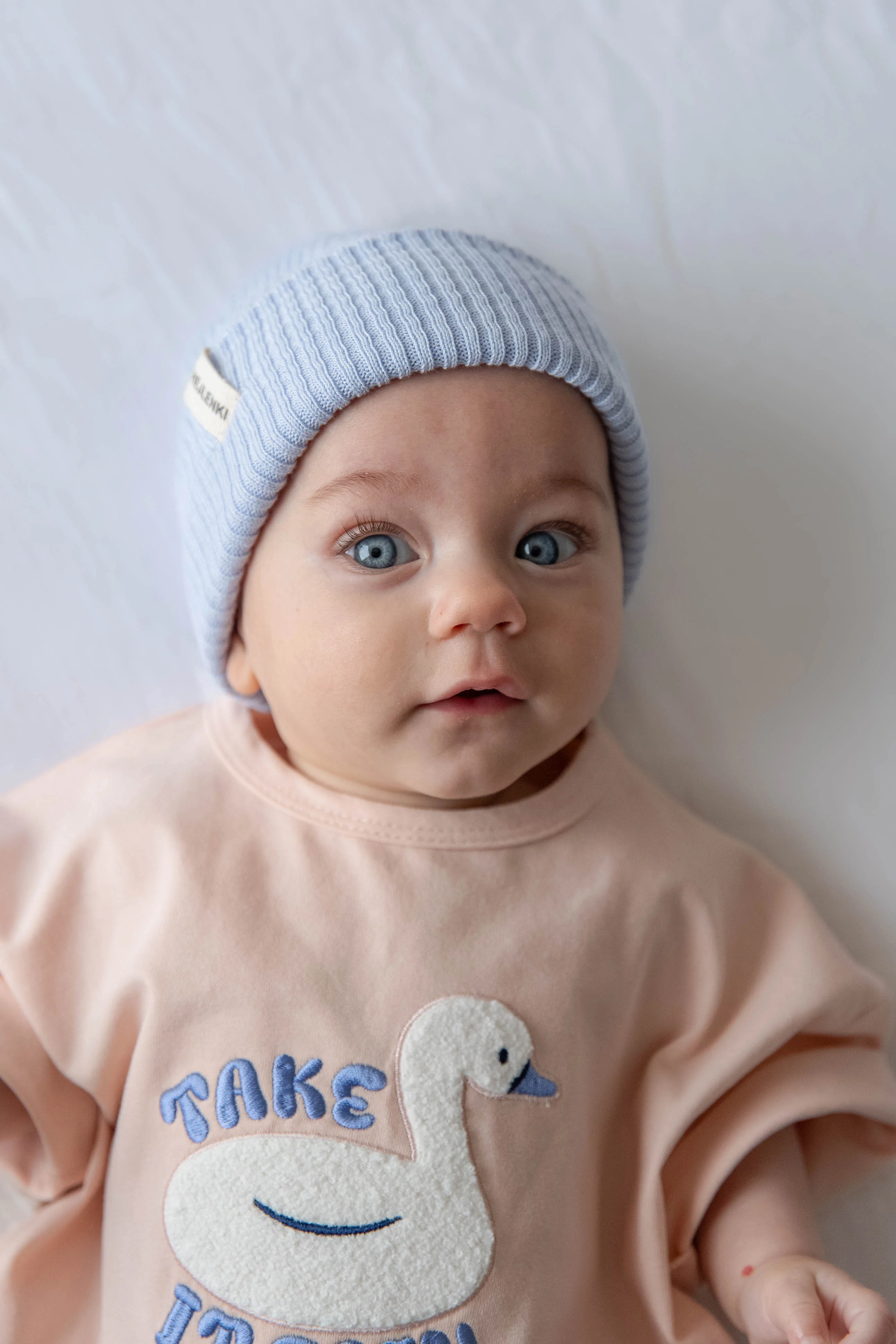 KNIT BEANIE MILKY BLUE - Image 3