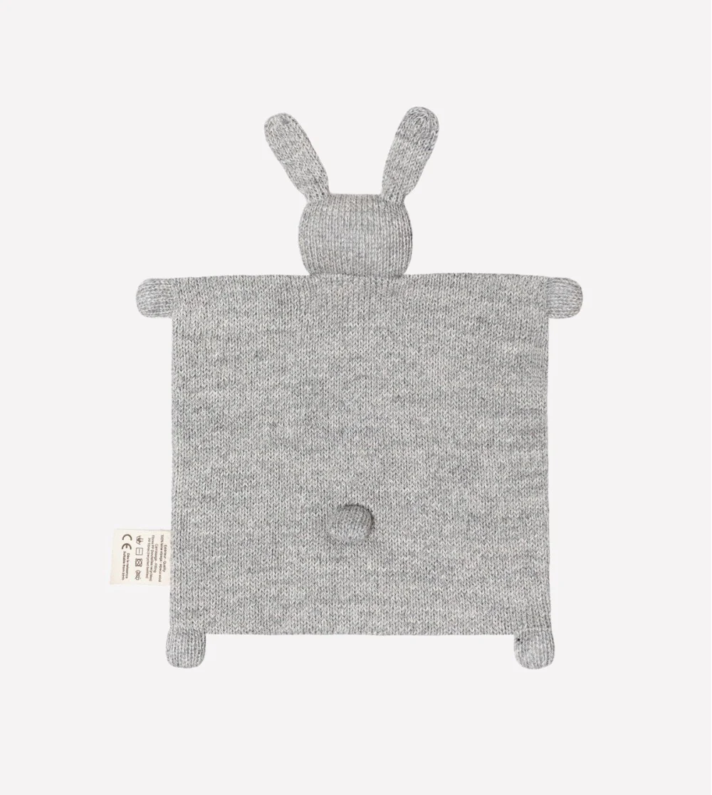 KNIT CUDDLE CLOTH BUNNY GREY - Image 4