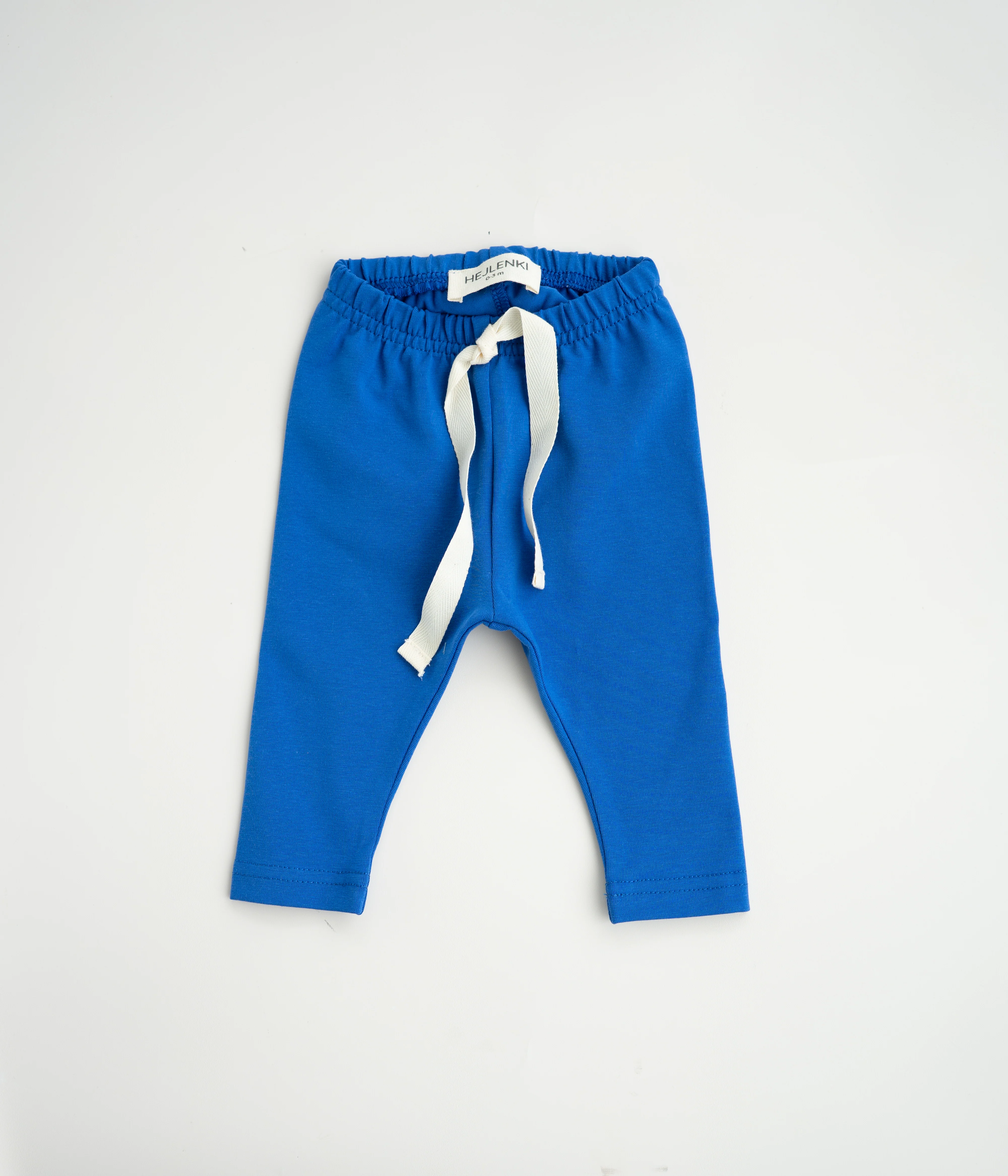 LIGHTWEIGHT COTTON LEGGINGS BLUE