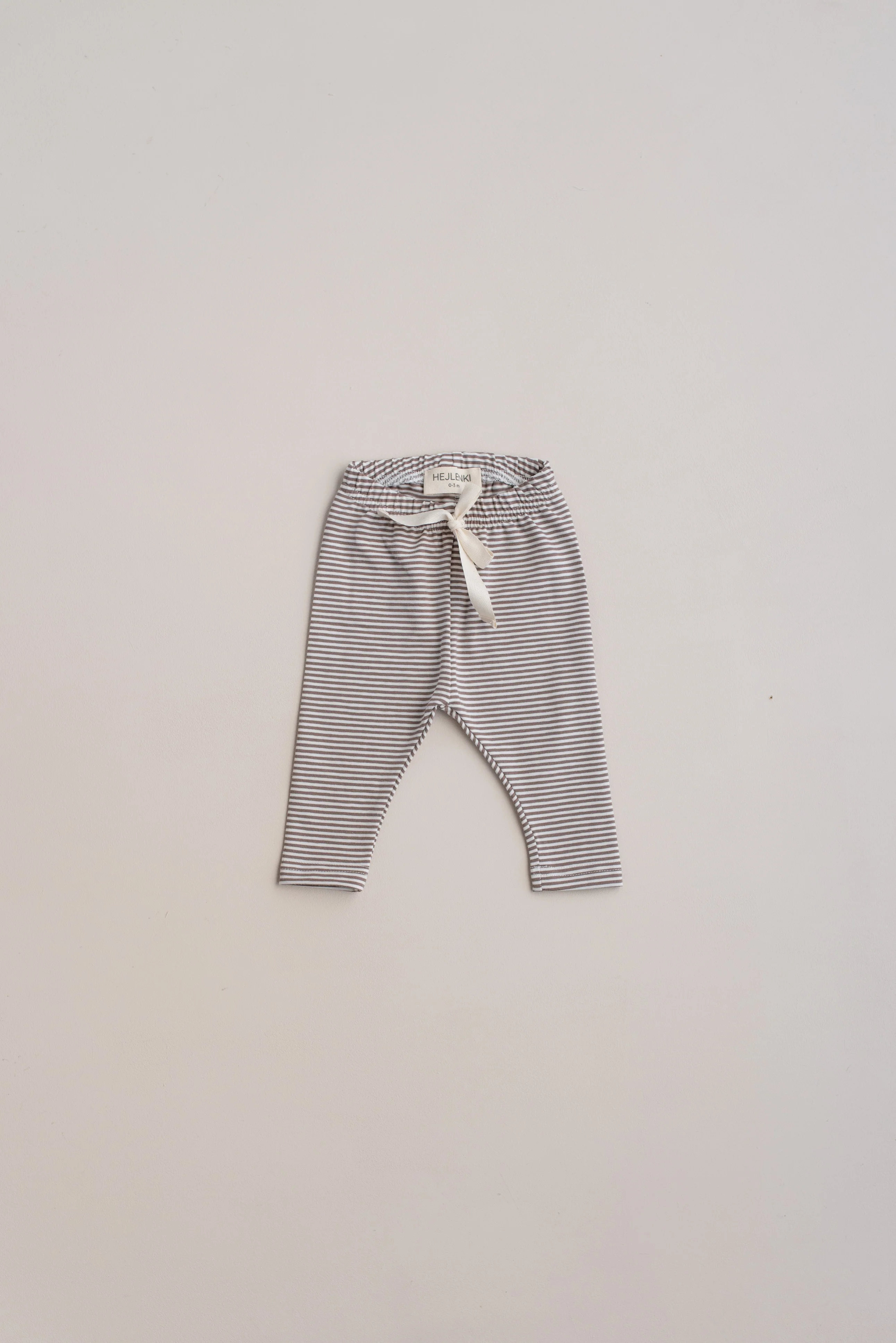 TINY STRIPED LEGGINGS CHOCO - Image 2