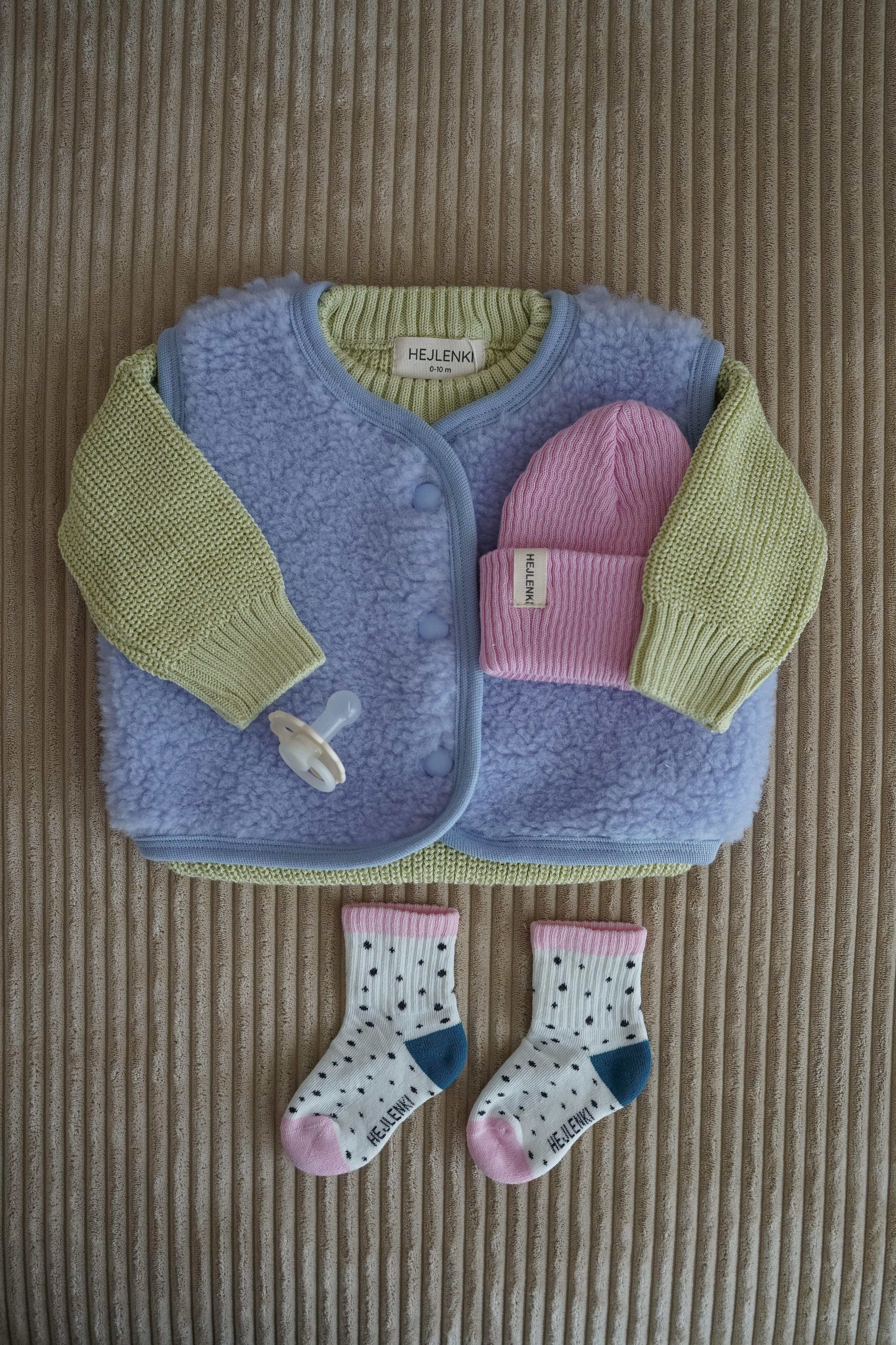 MERINO TEDDY VEST GLAZE - Image 2