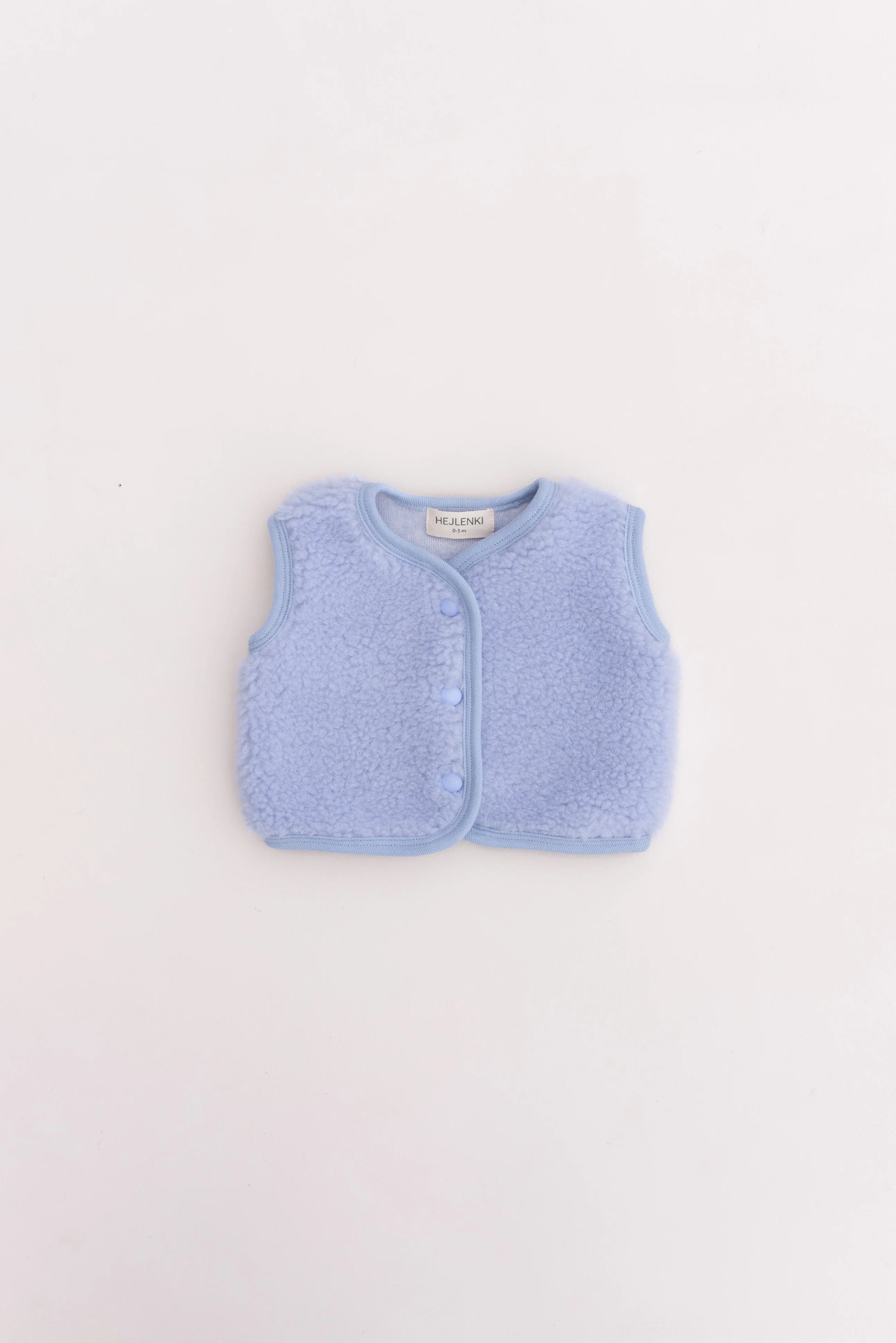 MERINO TEDDY VEST GLAZE - Image 7
