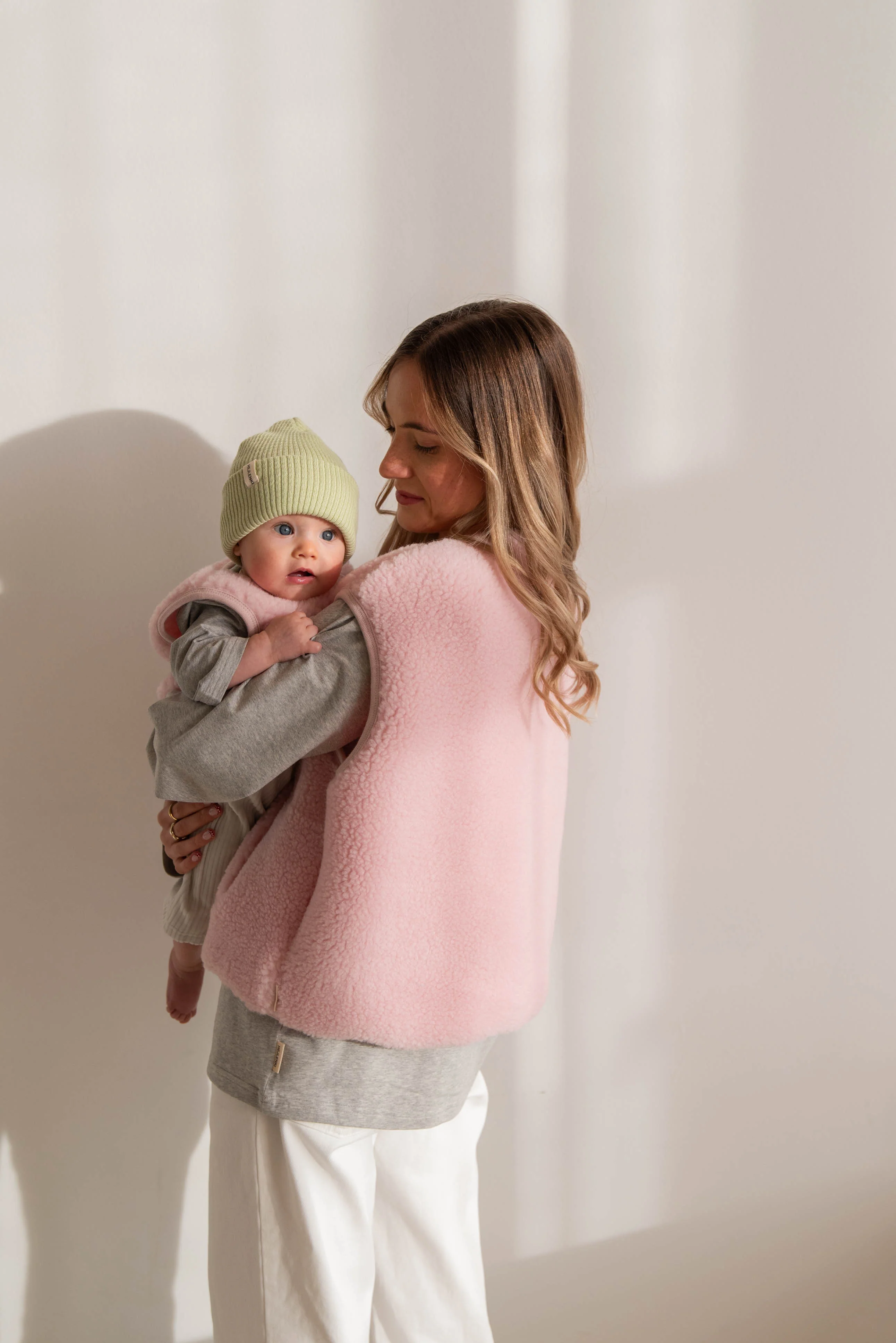 MERINO TEDDY VEST WOMEN BLOOM - Image 2