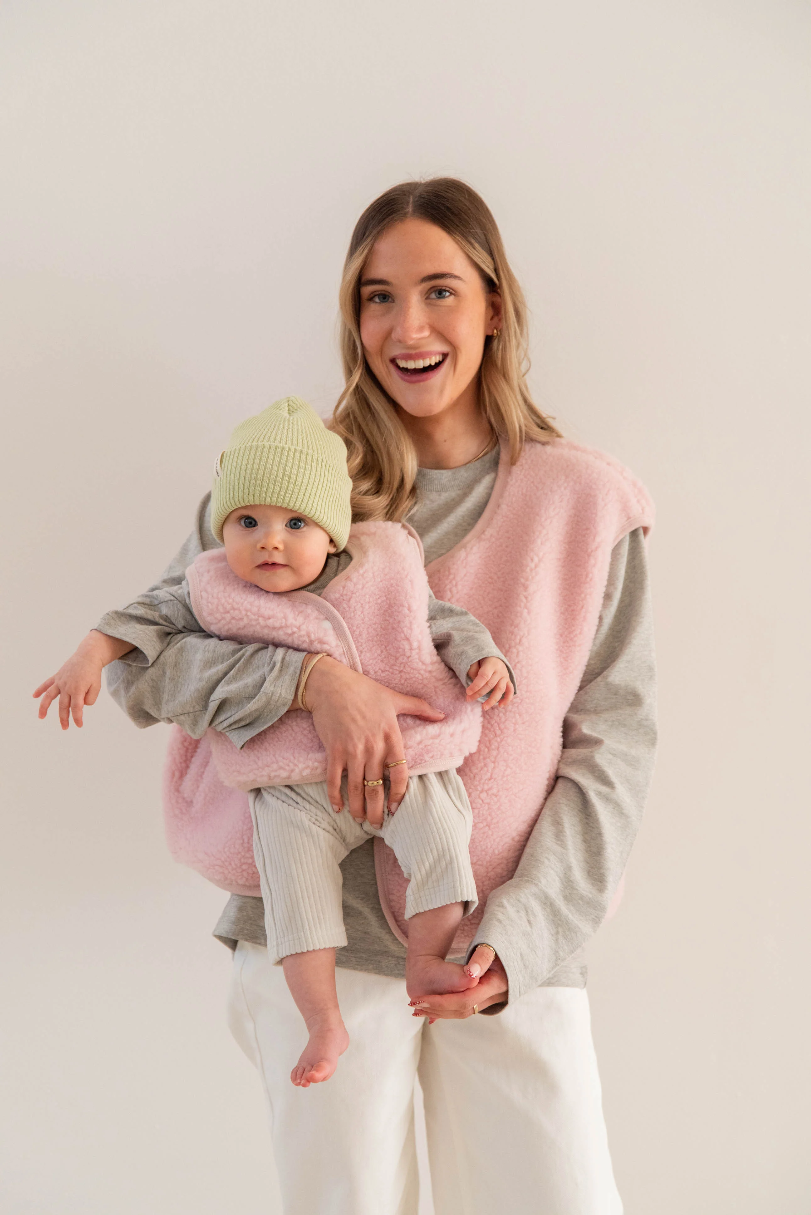 MERINO TEDDY VEST WOMEN BLOOM - Image 6