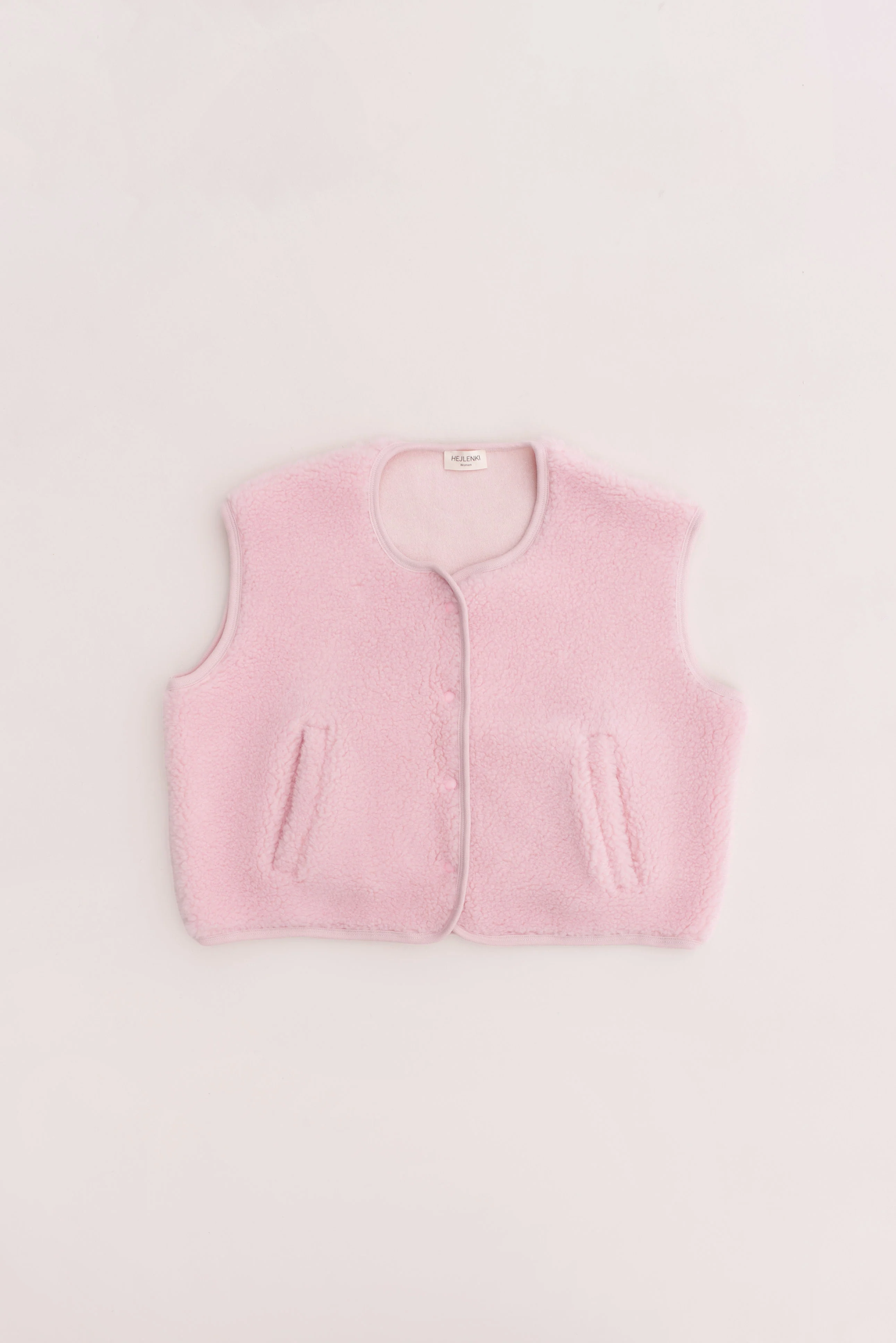 MERINO TEDDY VEST WOMEN BLOOM - Image 8