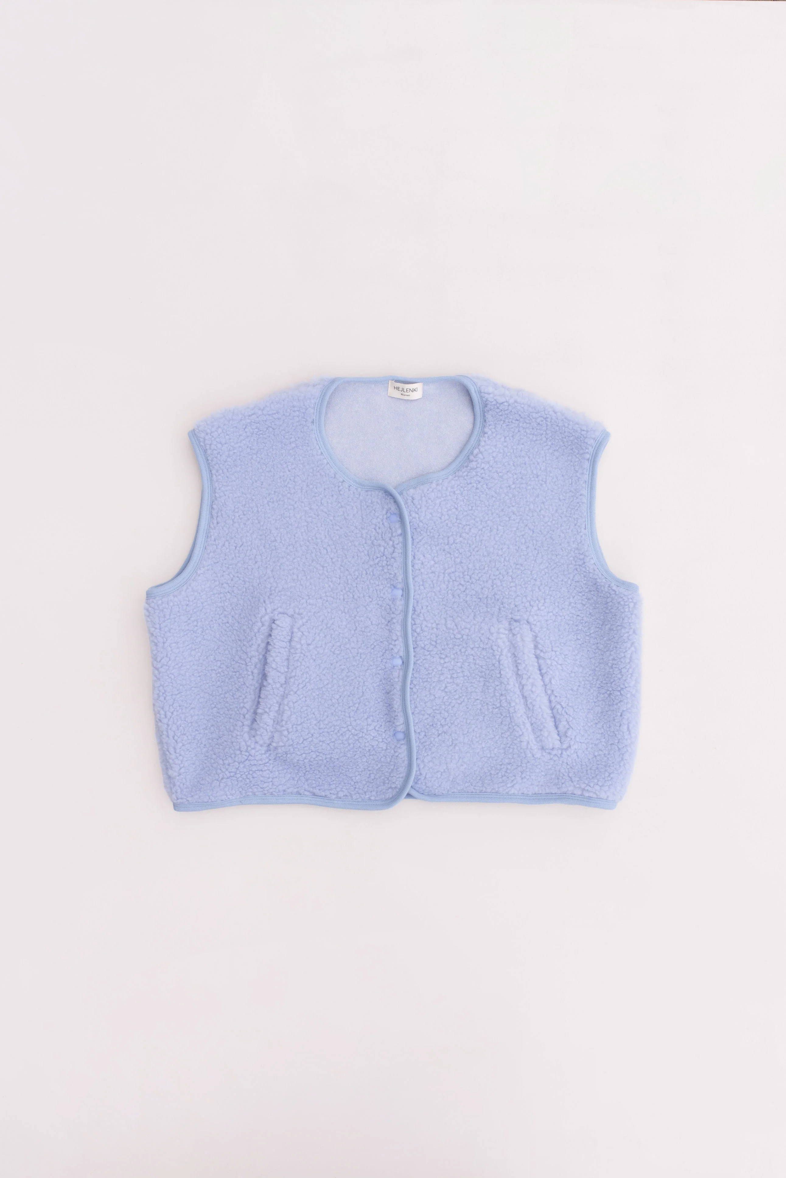 MERINO TEDDY VEST WOMEN GLAZE - Image 5