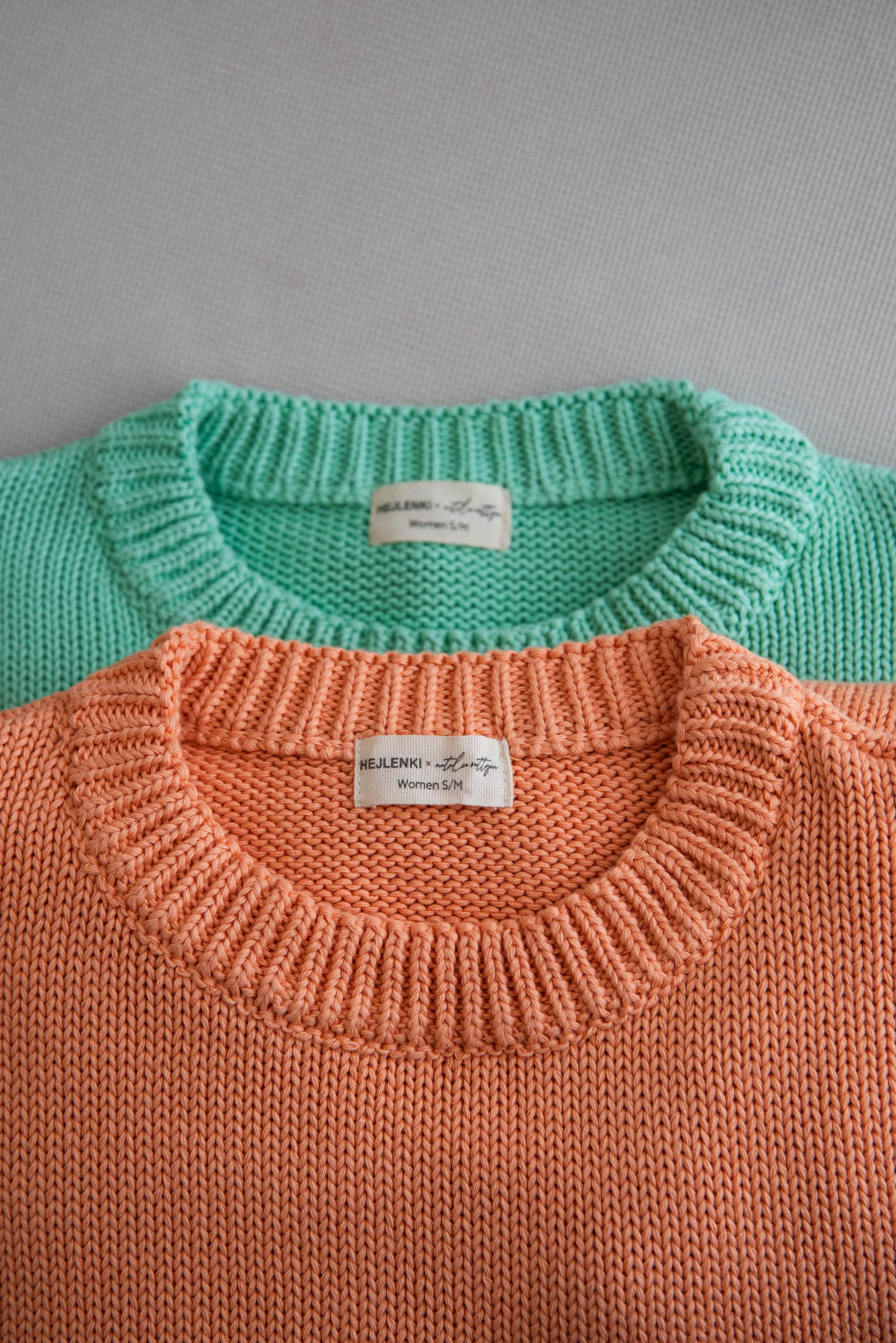 WOMEN CHUNKY KNIT PULLI APRICOT POP - Image 6
