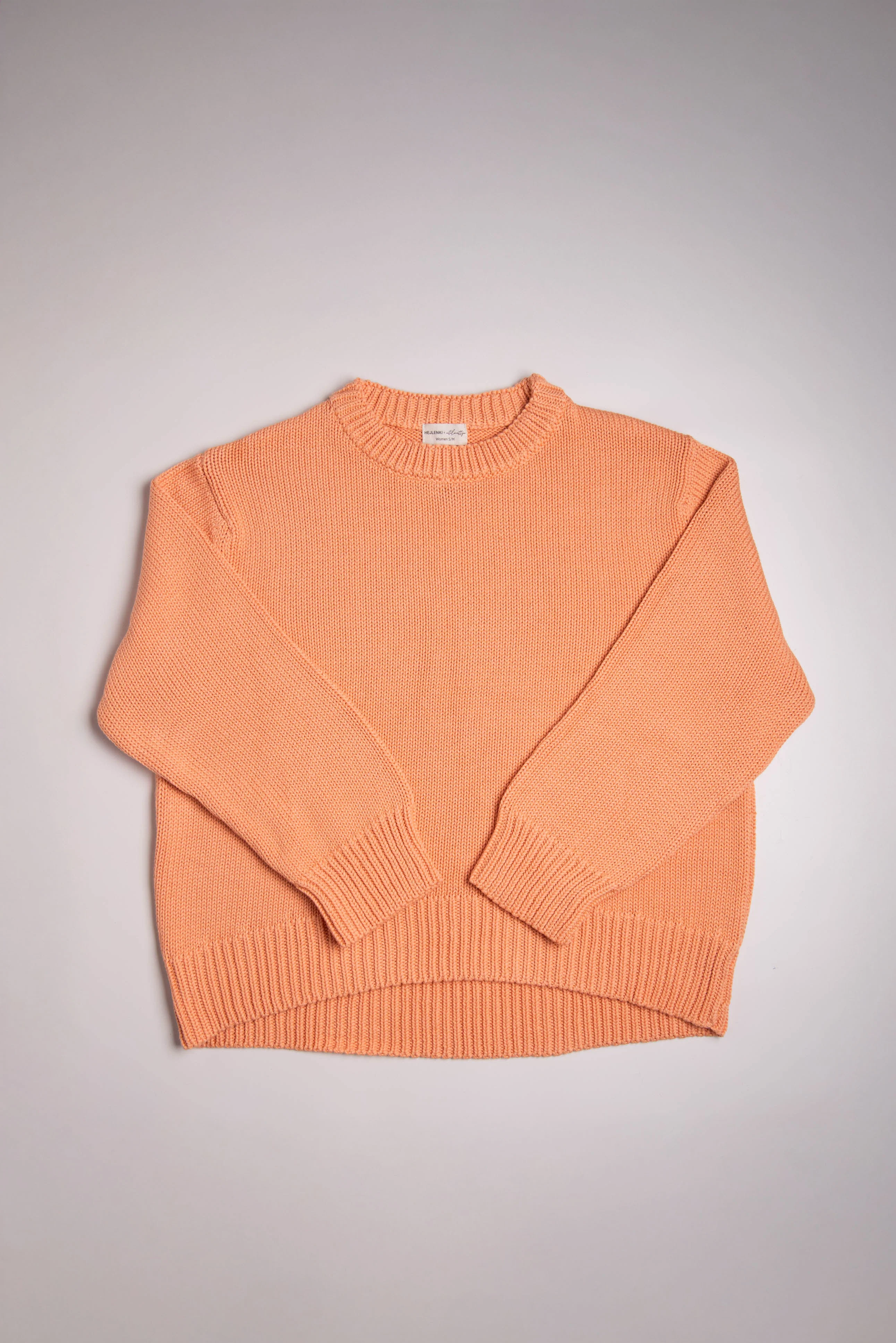 WOMEN CHUNKY KNIT PULLI APRICOT POP - Image 8