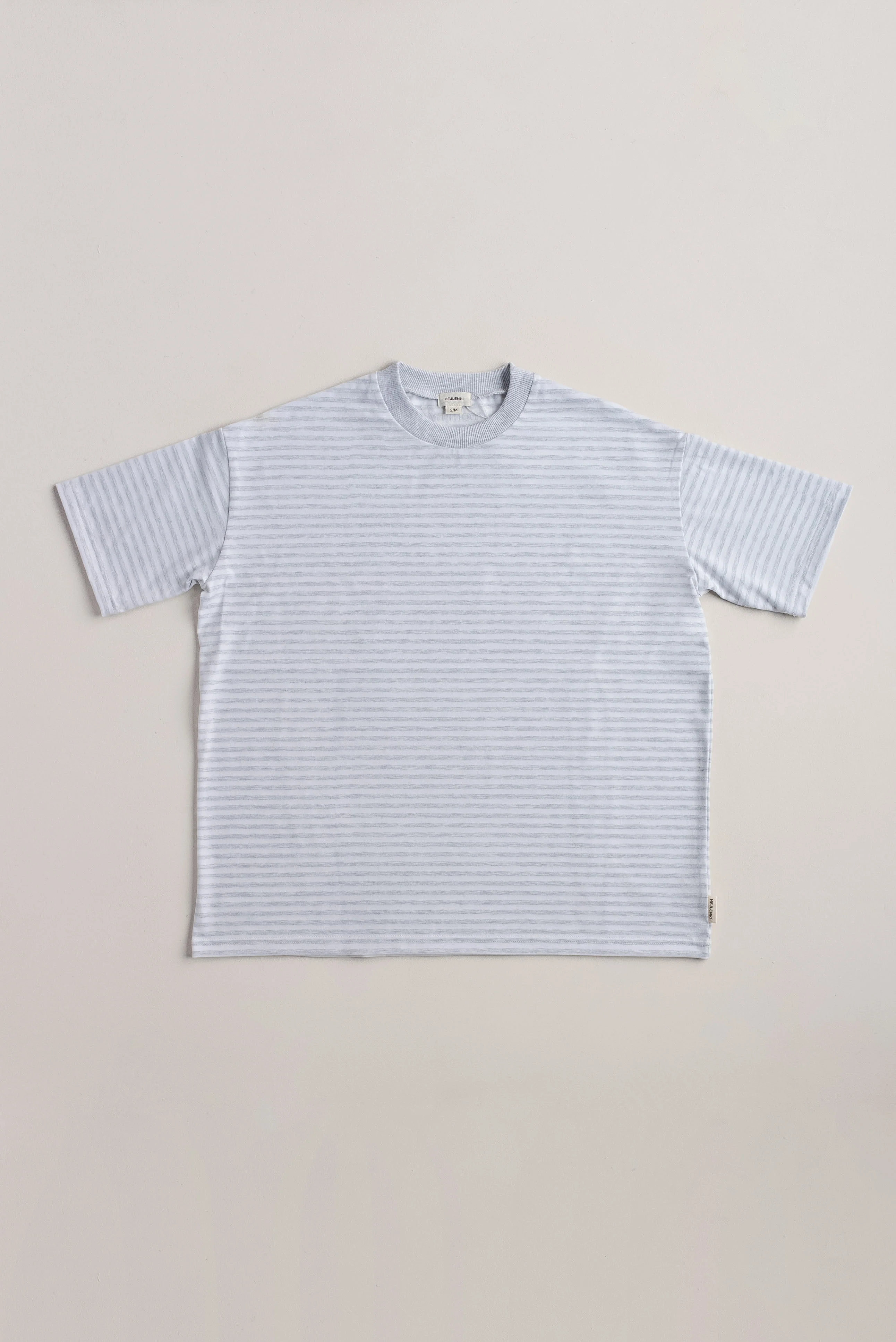 MOMMY OVERSIZE T-SHIRT STRIPED GREY - Image 6