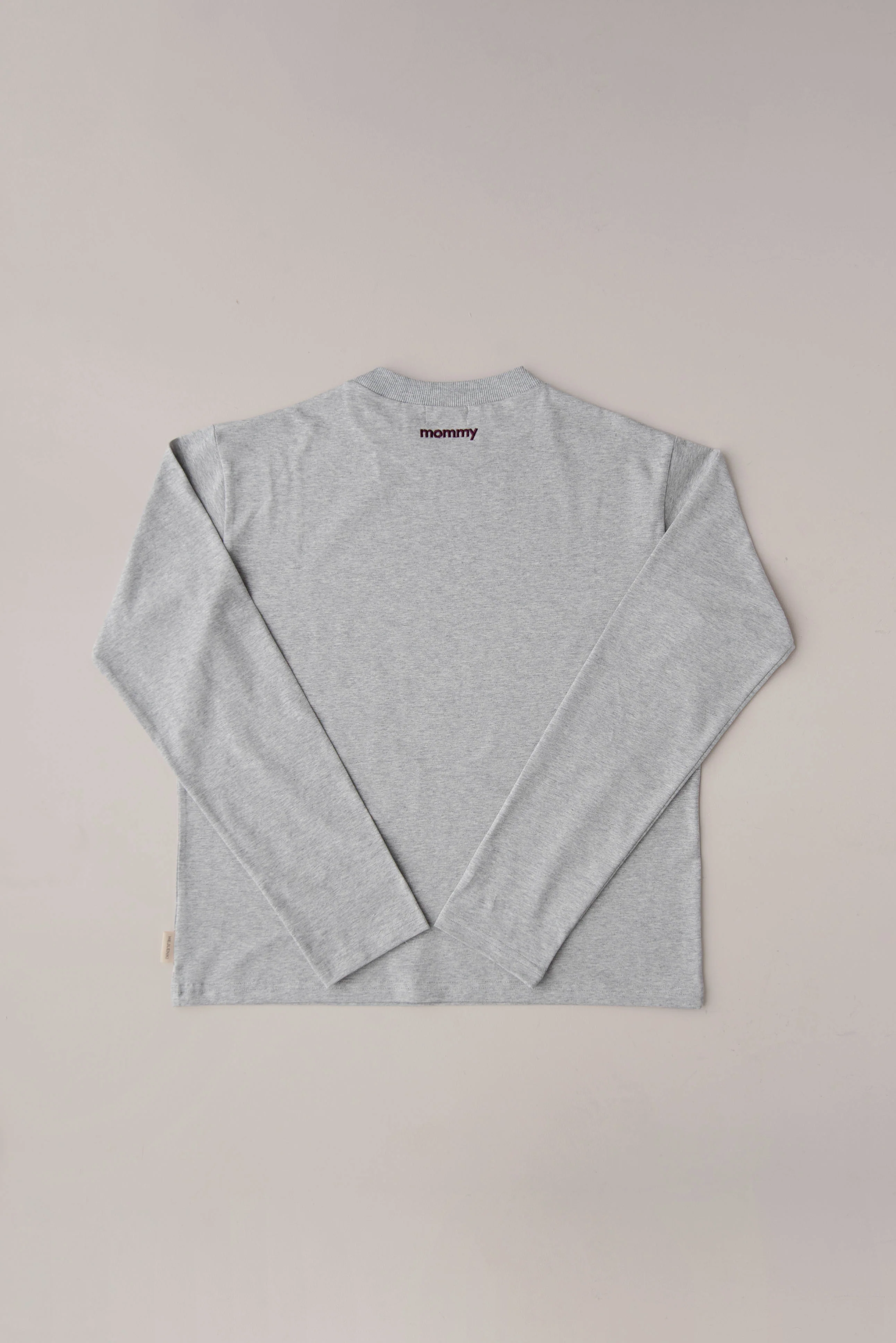 MOMMY LONGSLEEVE GREY MELANGE - Image 7