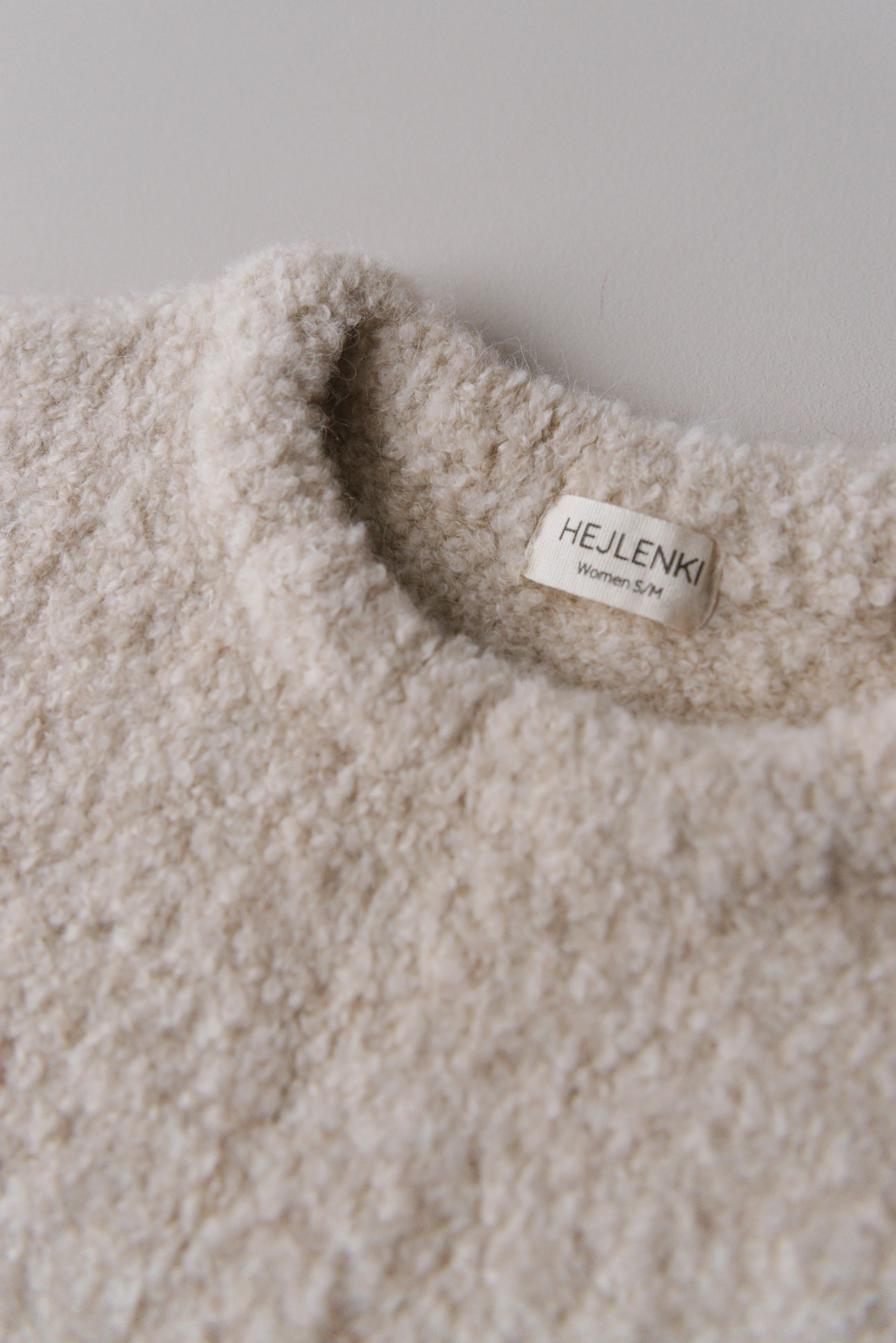 WOMEN MERINOWOOL ALPACA BLEND TEDDY PULLI - Image 9