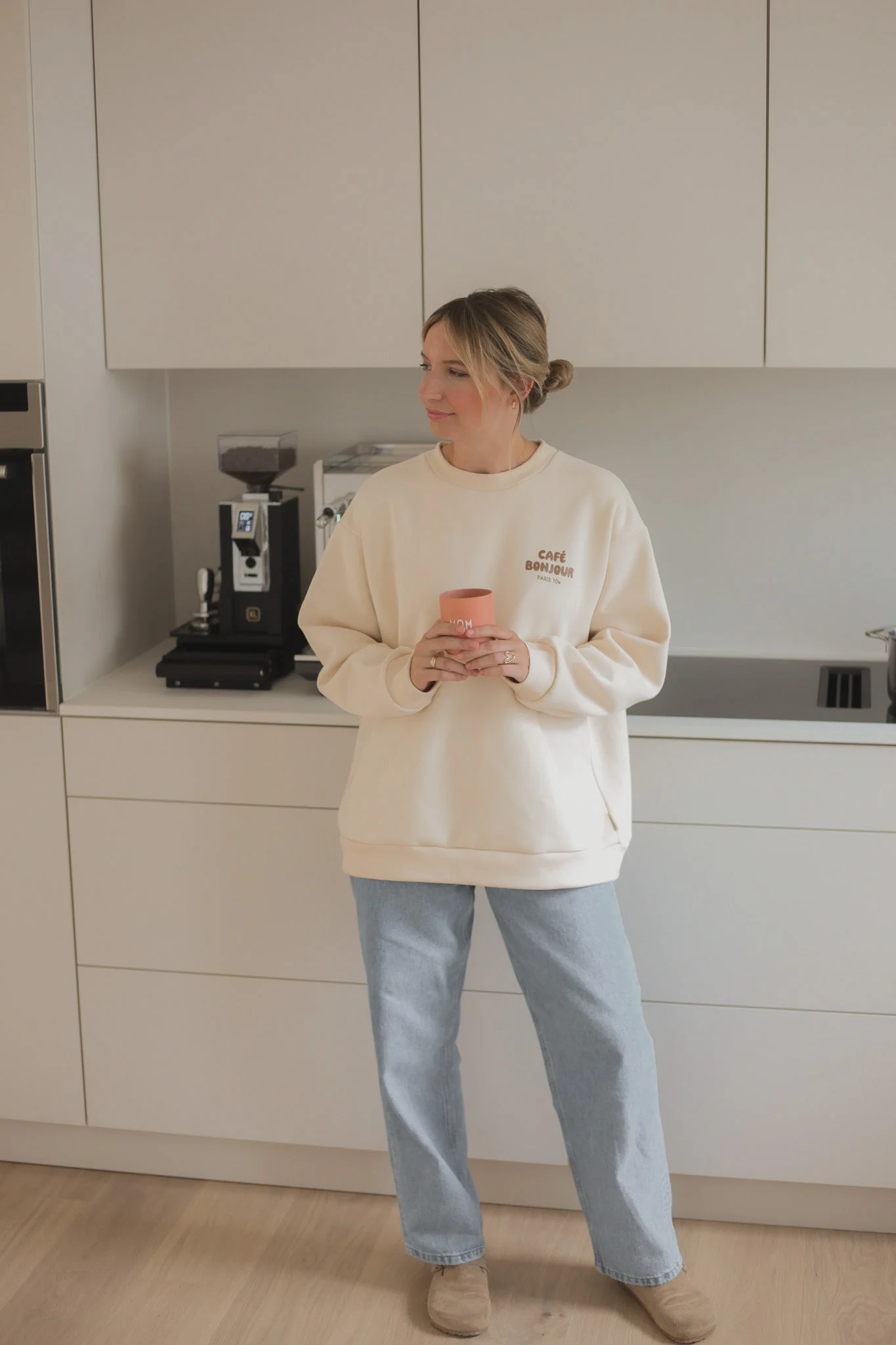 WOMEN SWEATER CAFÉ BONJOUR - Image 3
