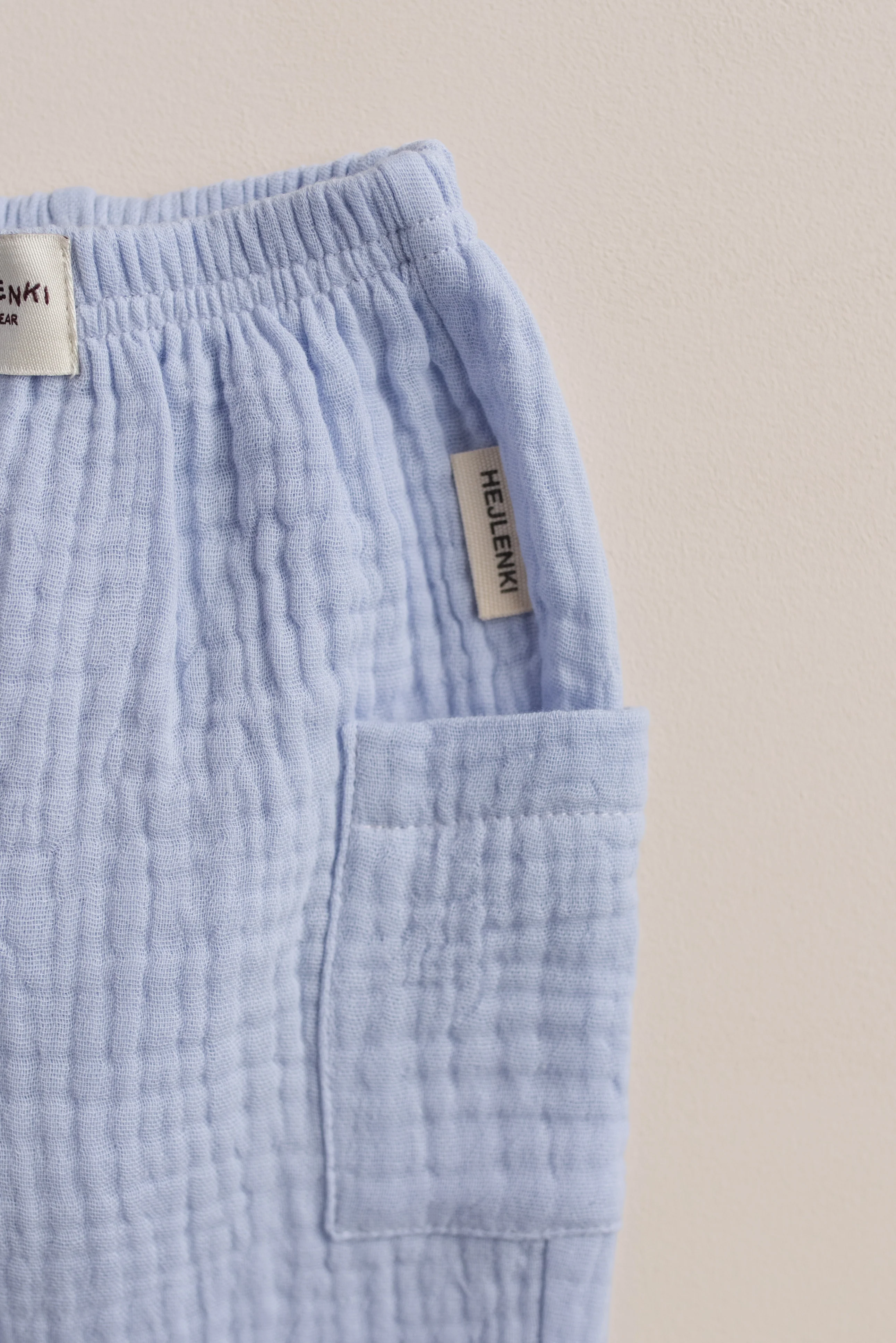 MUSLIN PANTS LIGHT BLUE - Image 4