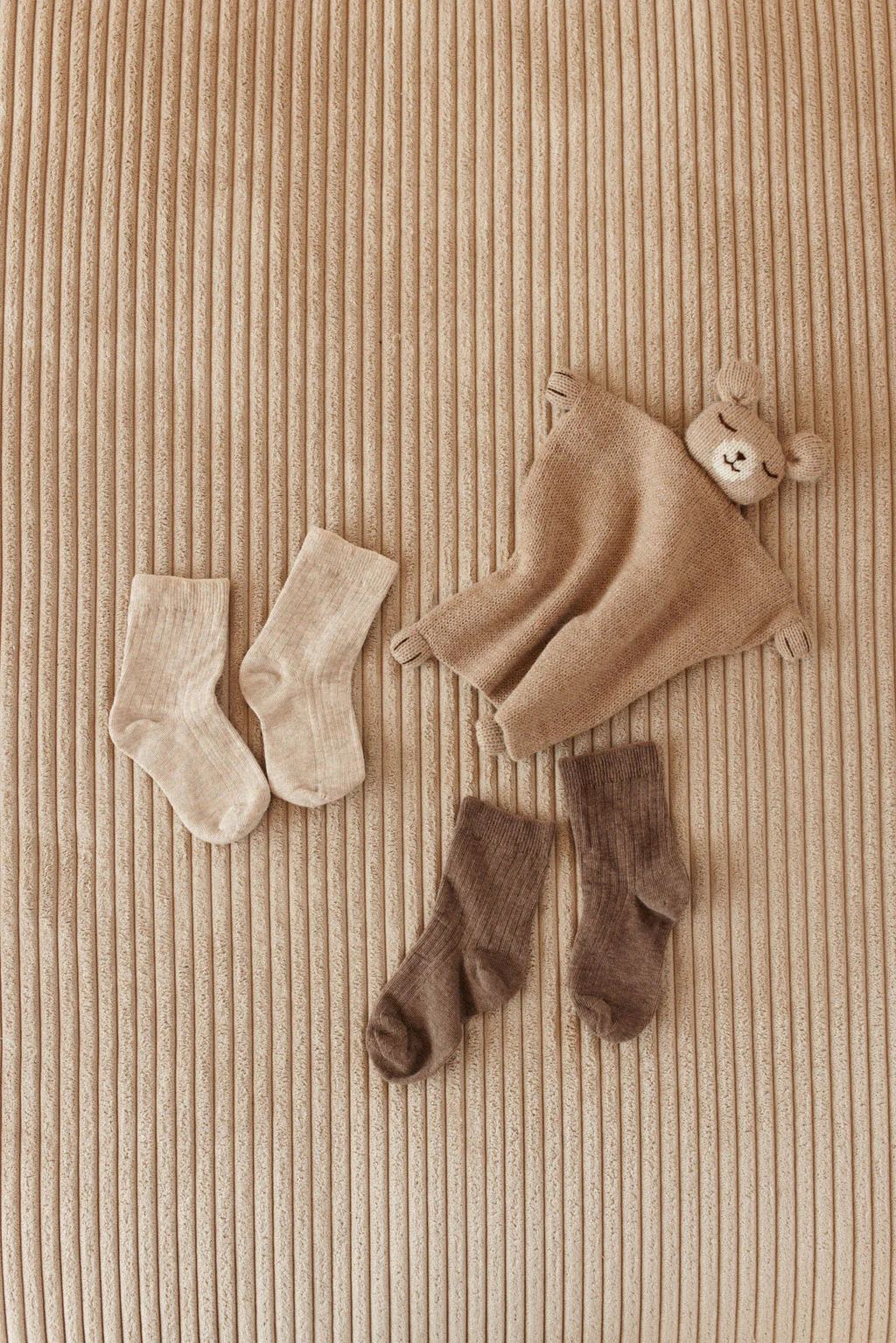 ORGANIC COTTON SOCKS BROWN MELANGE - Image 5