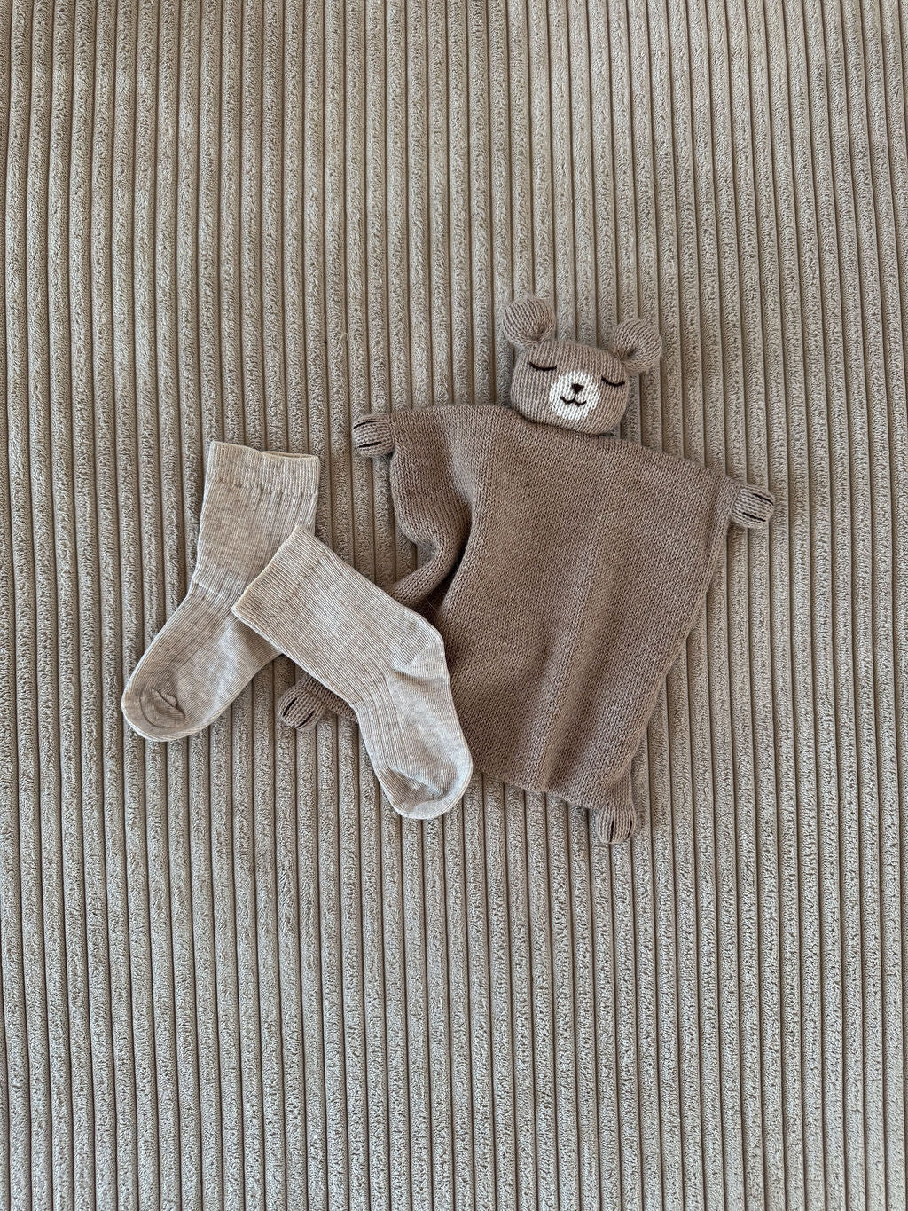 ORGANIC COTTON SOCKS BEIGE MELANGE - Image 3