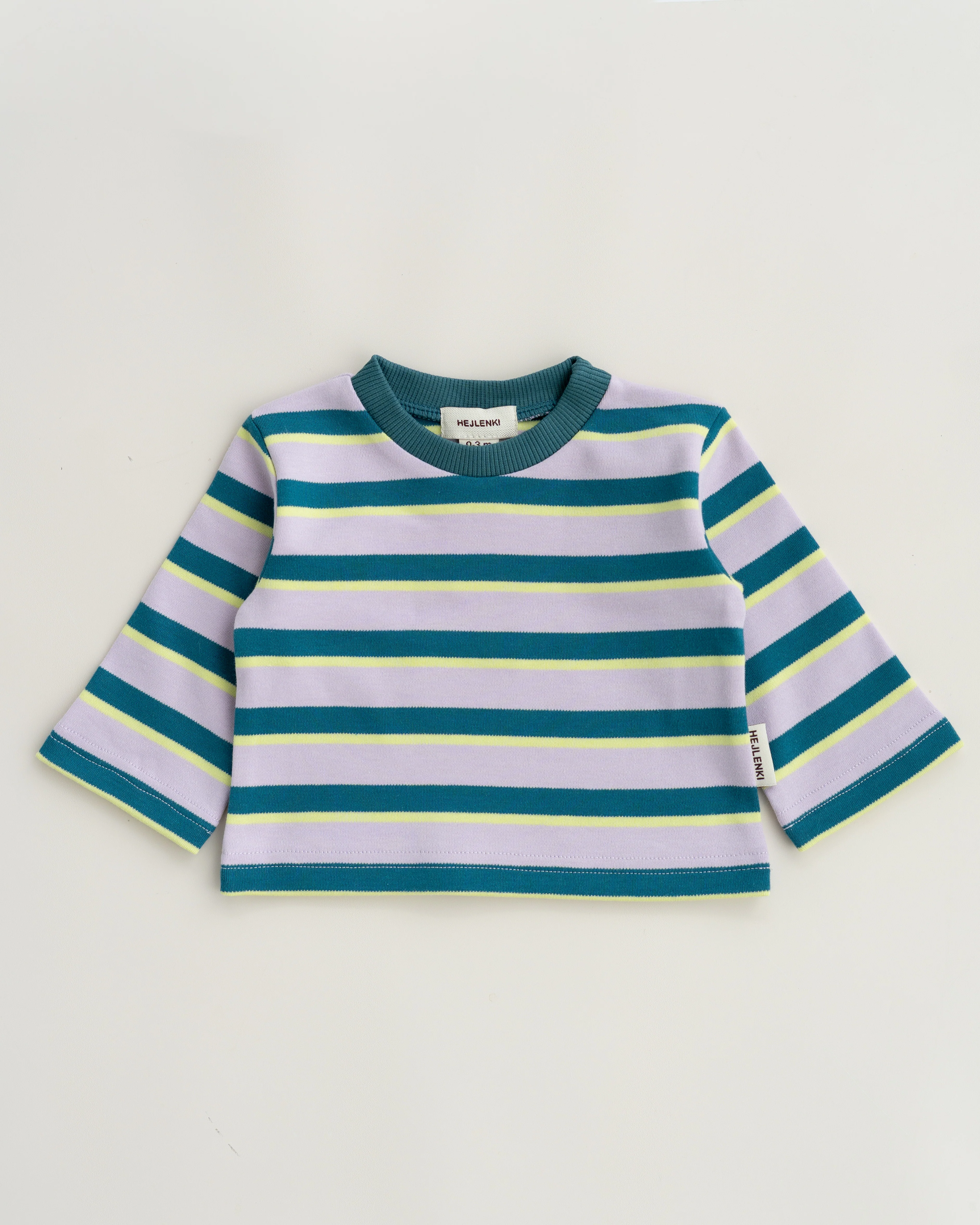 OVERSIZE LONGSLEEVE BERRY STRIPED