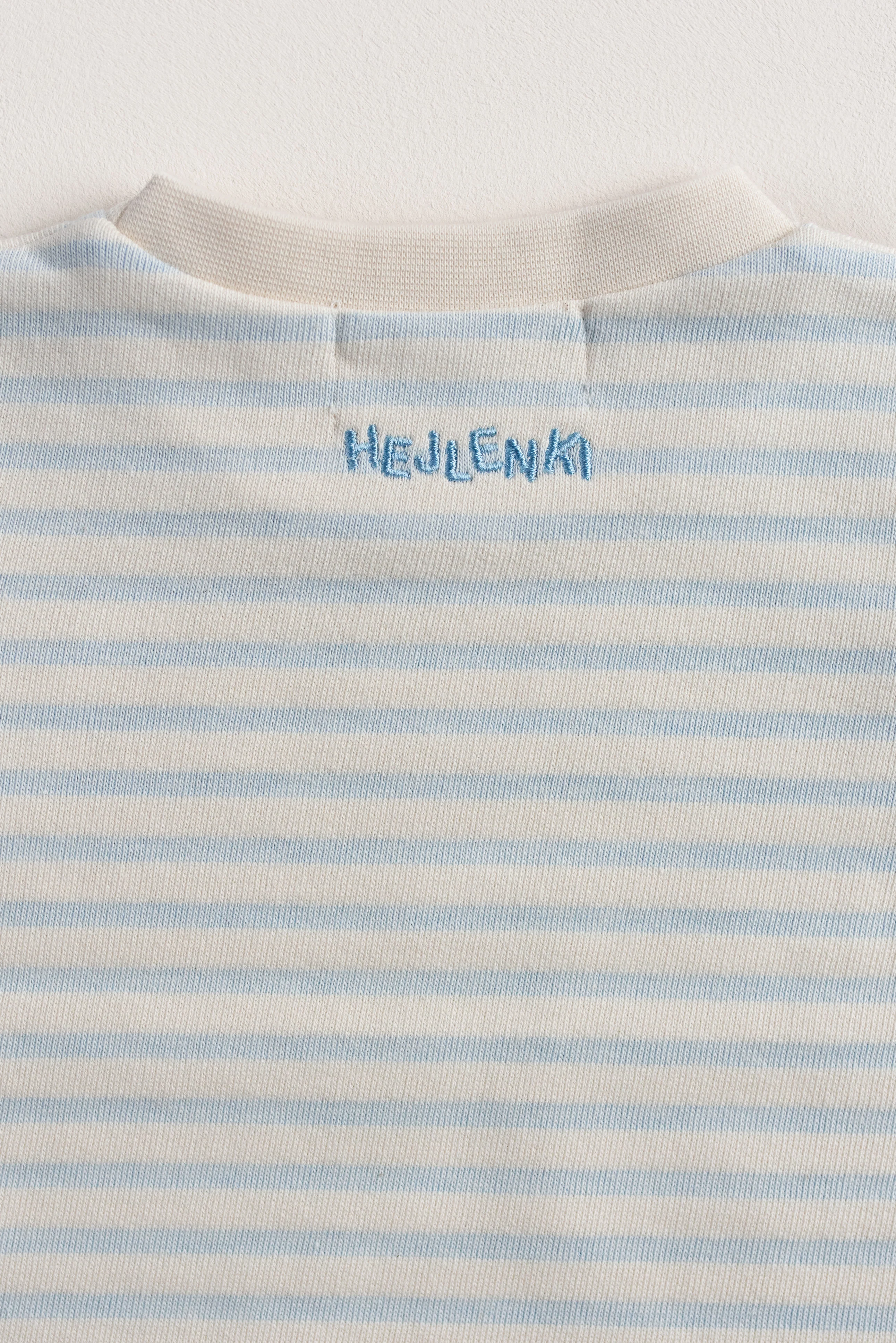 OVERSIZE LONGSLEEVE STRIPED BABYBLUE - Image 2
