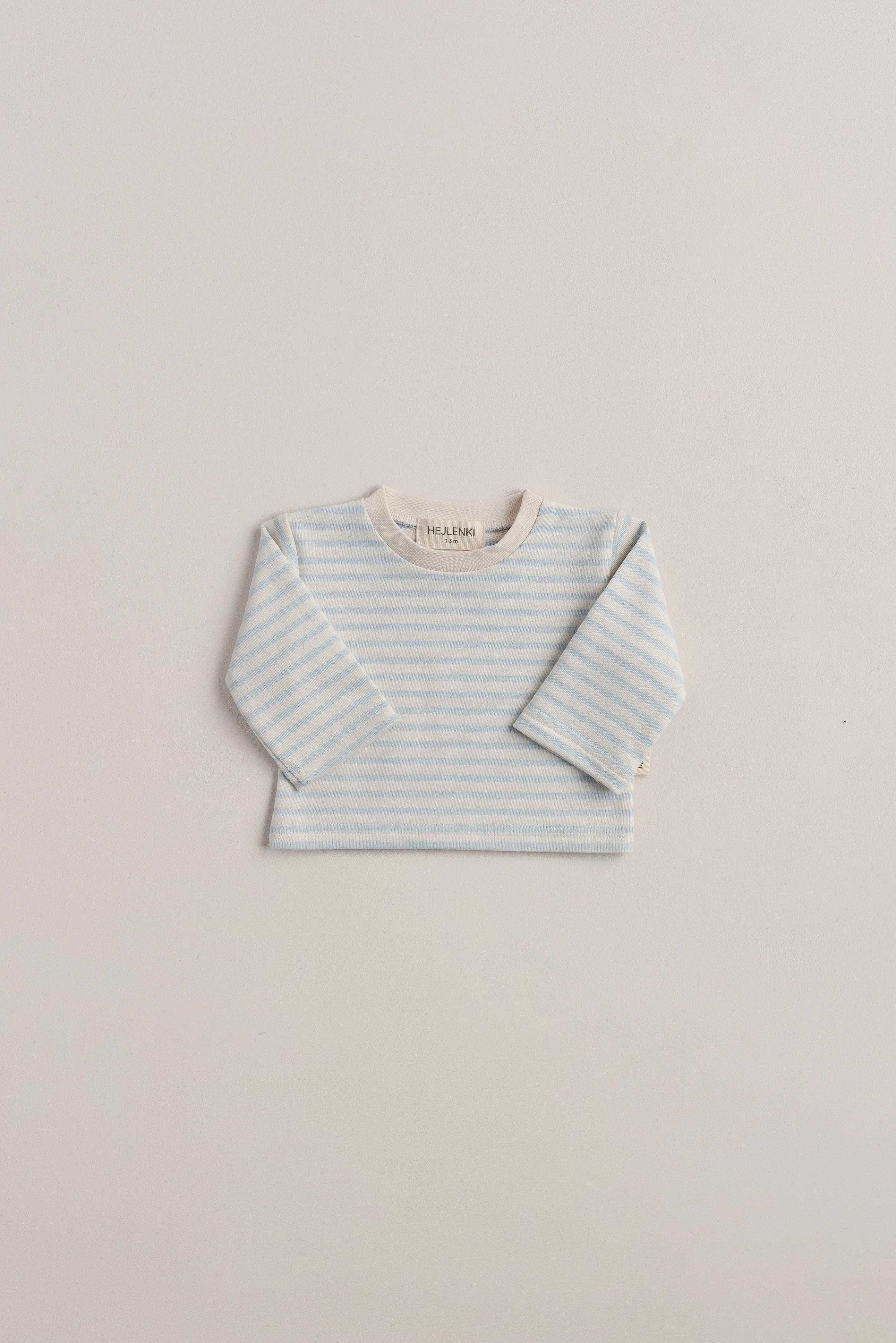 OVERSIZE LONGSLEEVE STRIPED BABYBLUE - Image 6