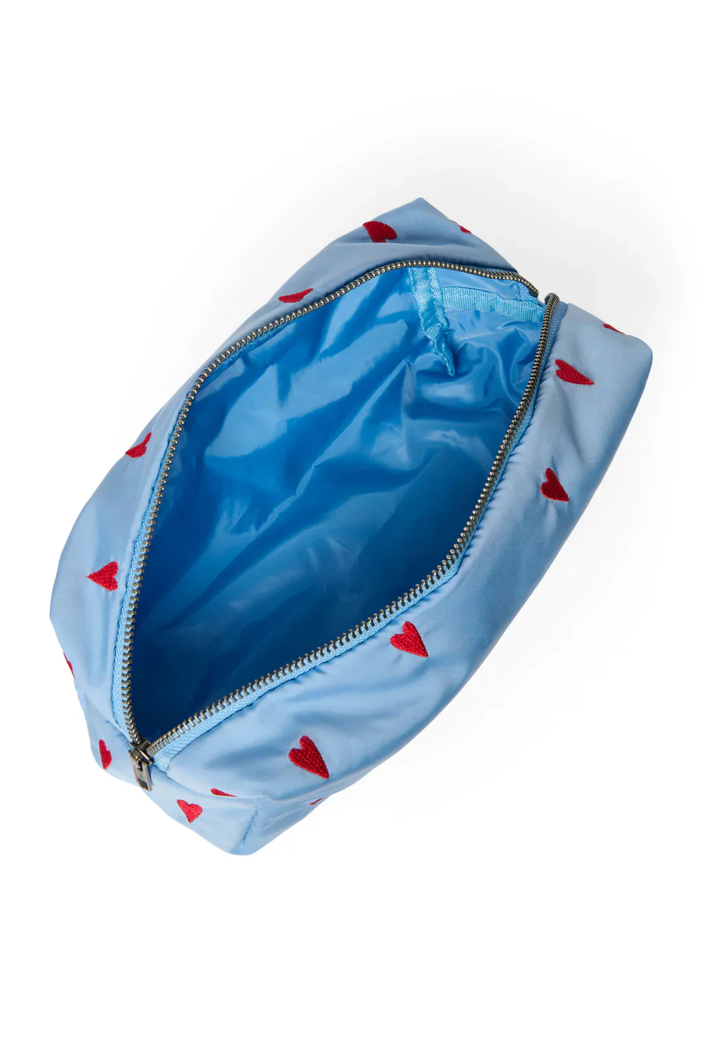 POUCH BAG LIGHT BLUE HEARTS - Image 2