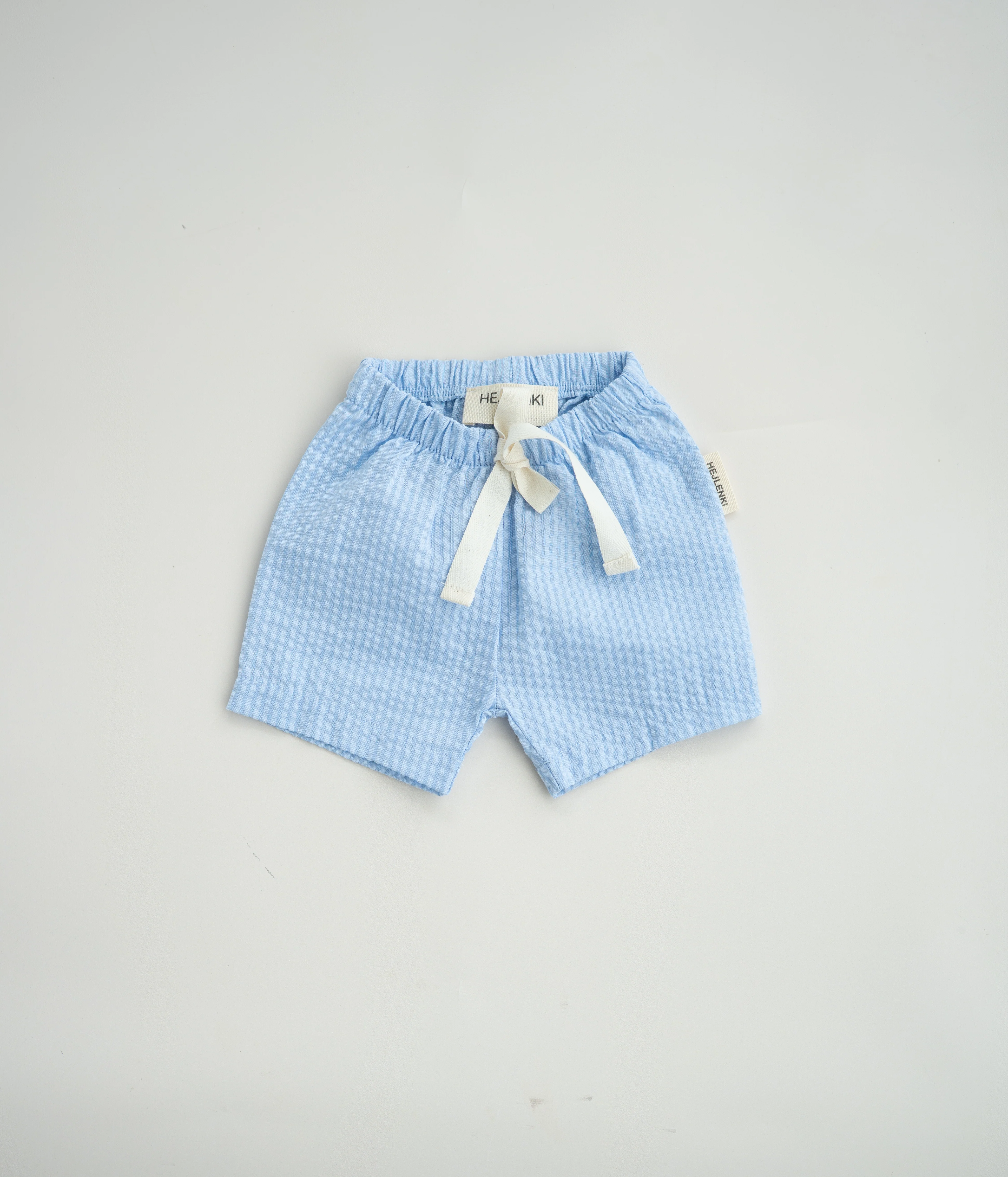 SEERSUCKER SHORTS BLUE