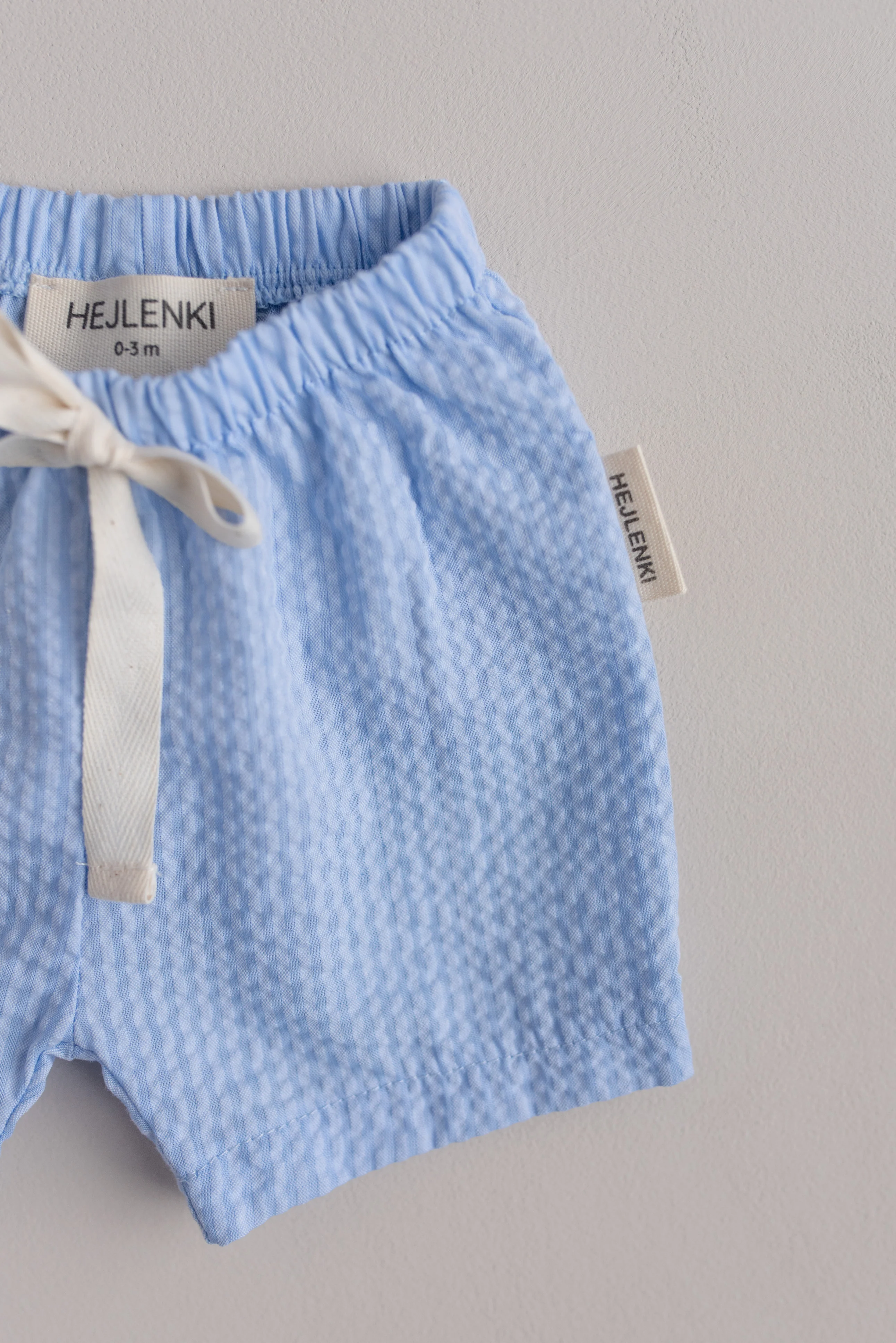 SEERSUCKER SHORTS BLUE - Image 3