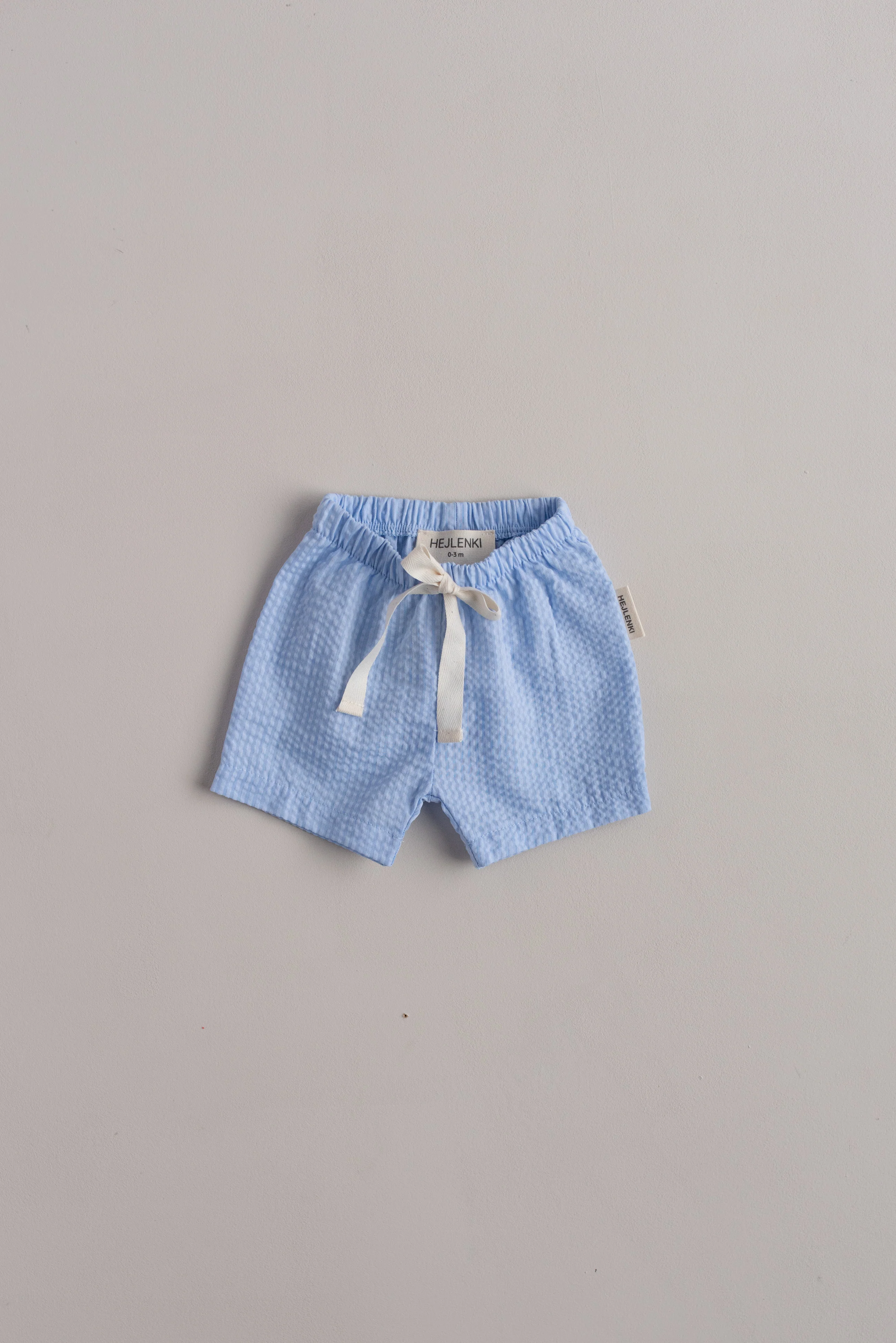 SEERSUCKER SHORTS BLUE - Image 4