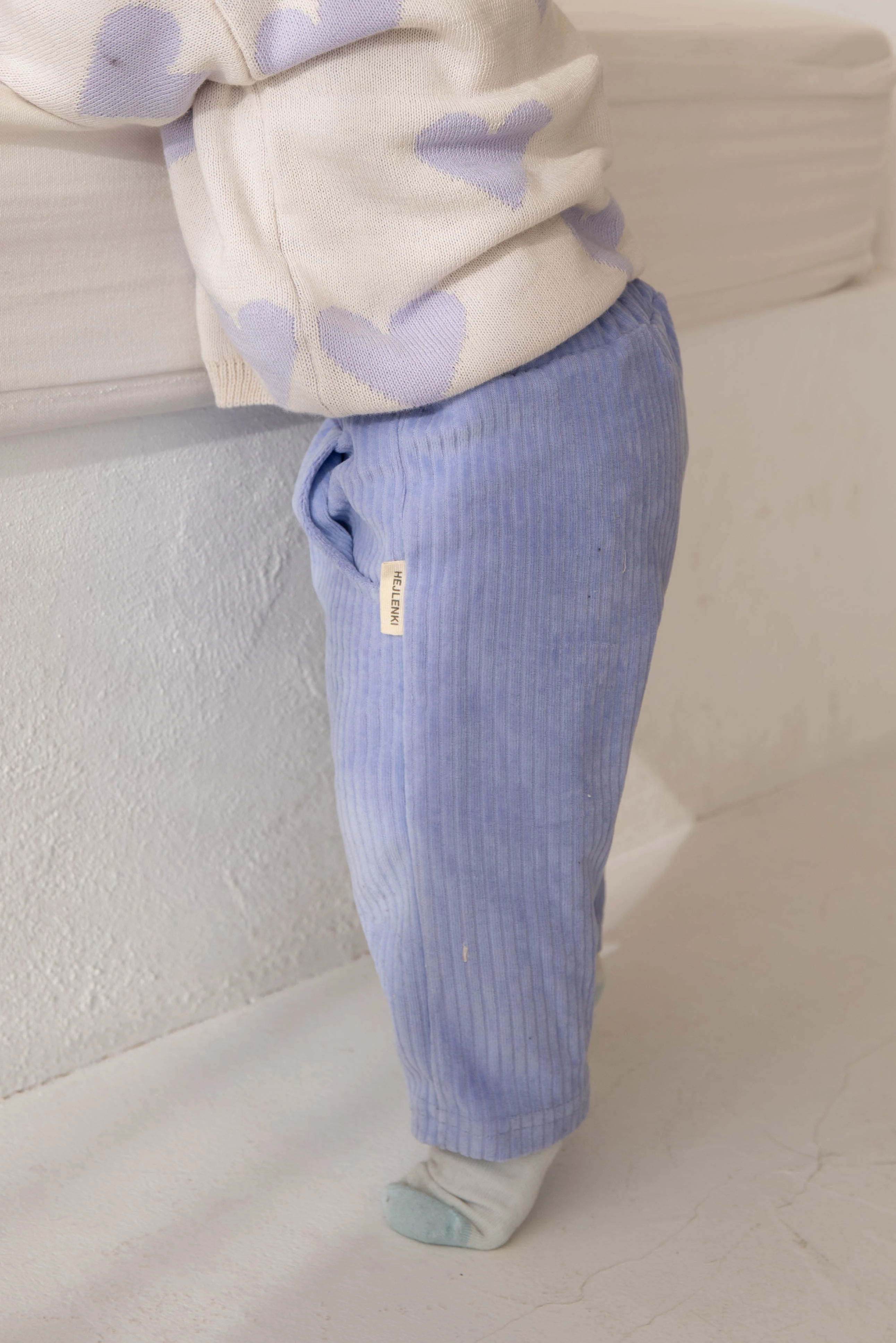 SOFT CORDUROY PANTS LAVENDER - Image 4