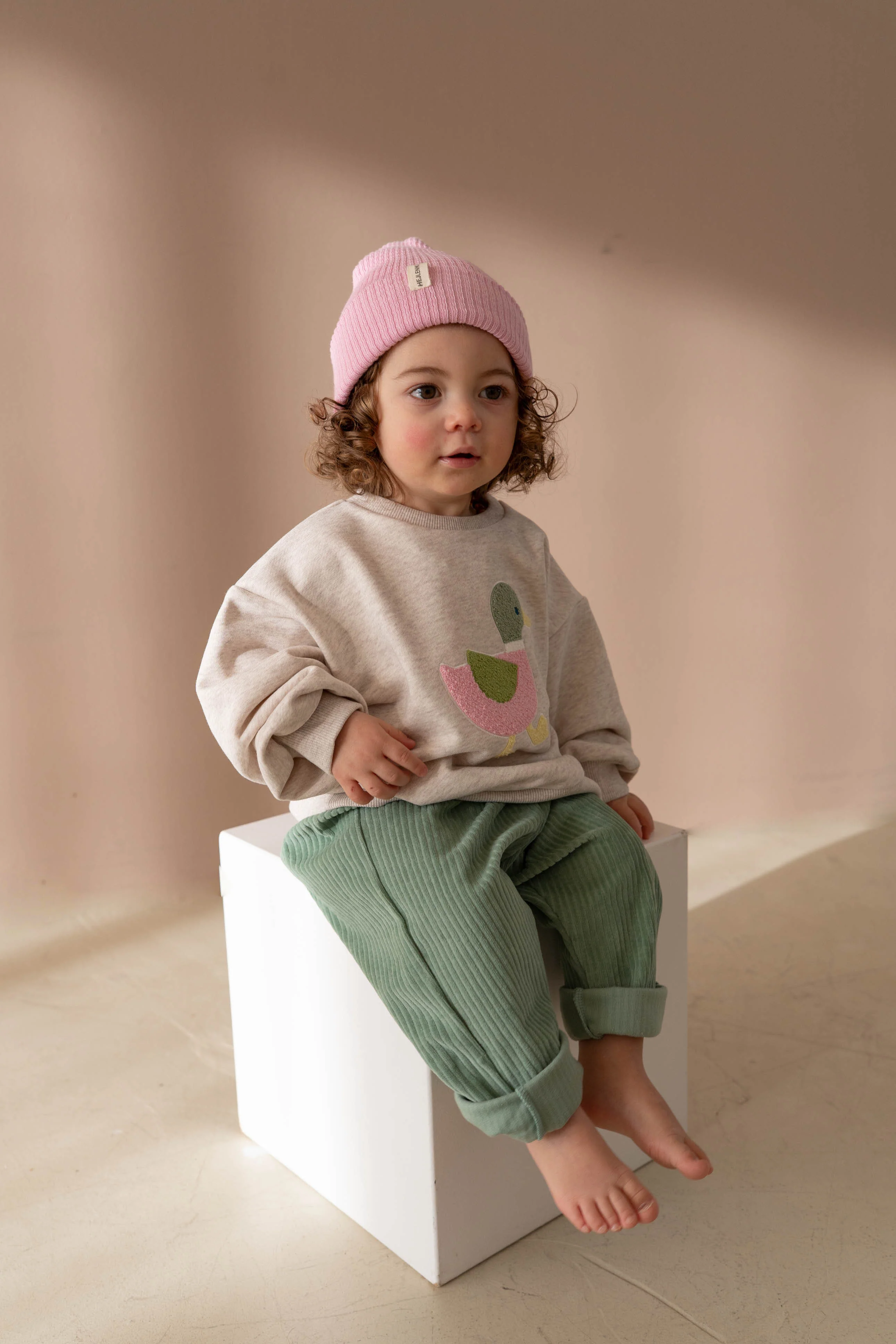 SOFT CORDUROY PANTS NORDIC GREEN - Image 2