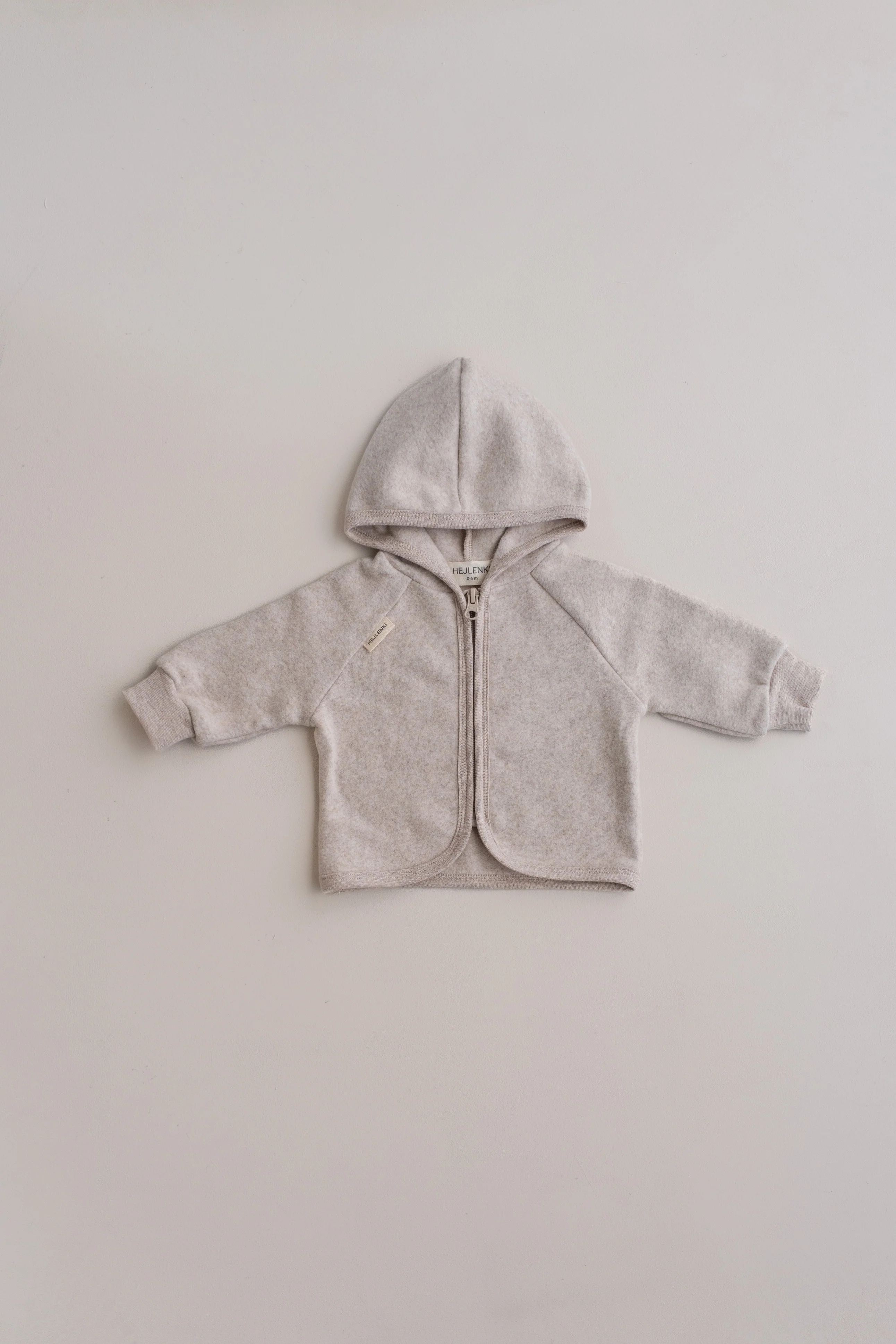 SOFT FLEECE JACKET BEIGE - Image 3