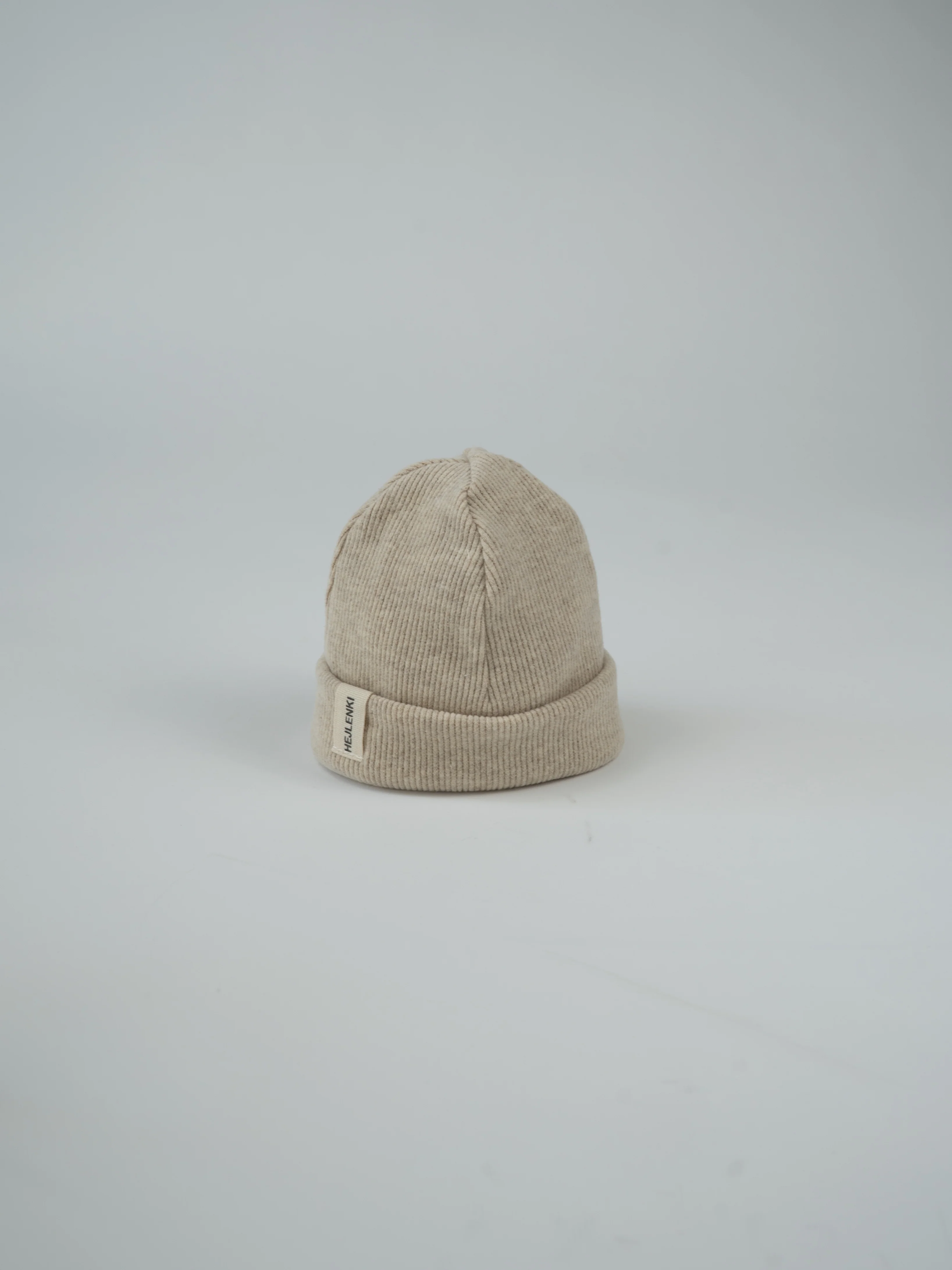 SOFT RIB BEANIE BEIGE - Image 2