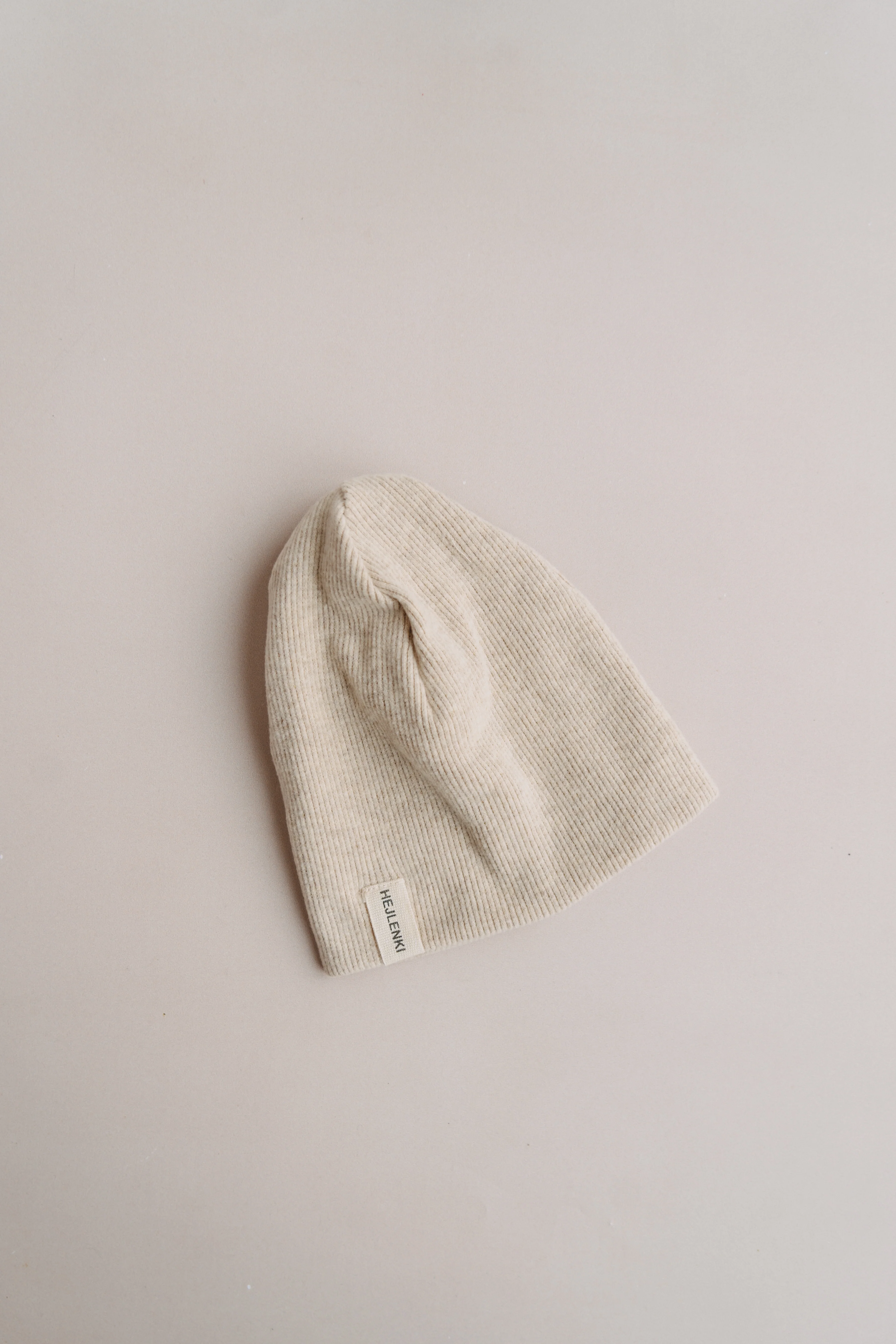SOFT RIB BEANIE BEIGE - Image 4