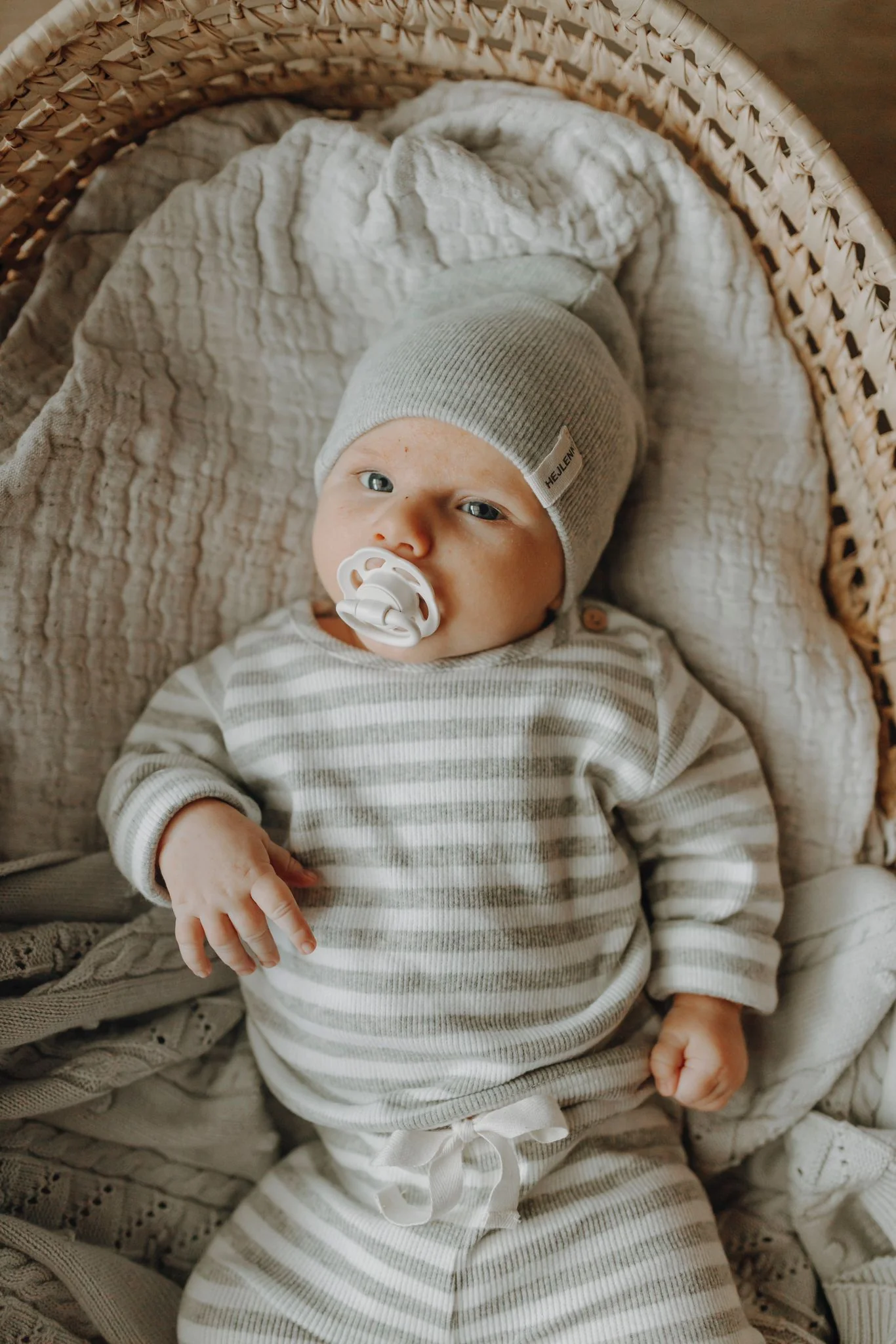 SOFT RIB BEANIE GREY - Image 3